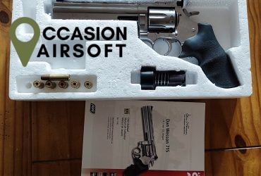 Réplique revolver Dan Wesson 715 chrome 6 calibre 4,5mm Plombs