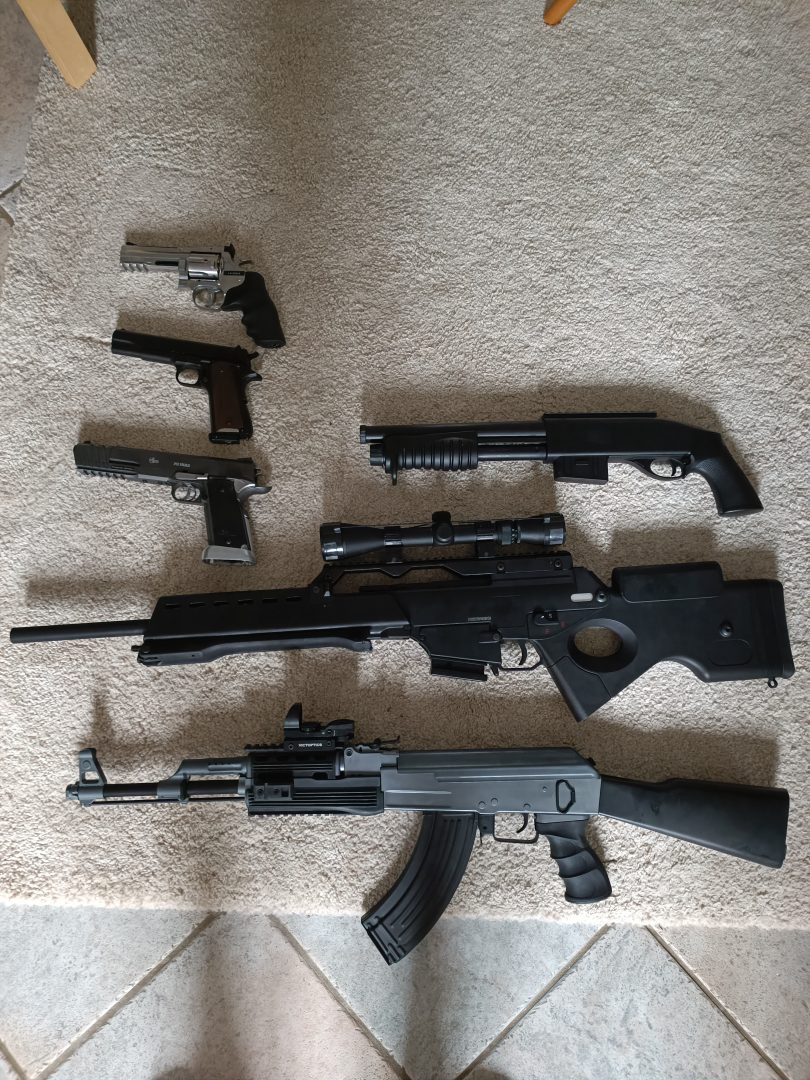 Lot de répliques airsoft