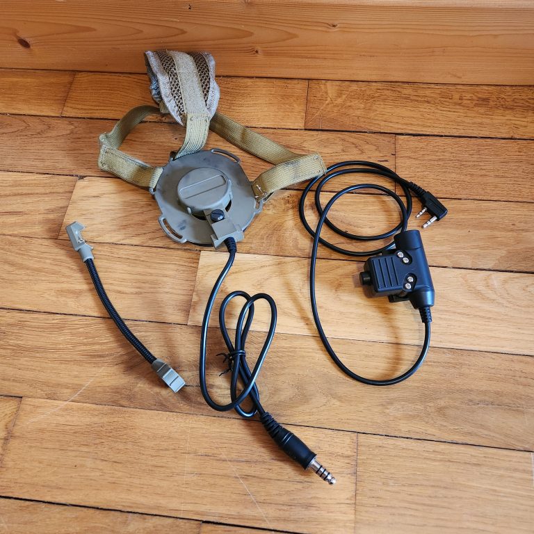 Casque micro déporté + ptt connectique Kenwood