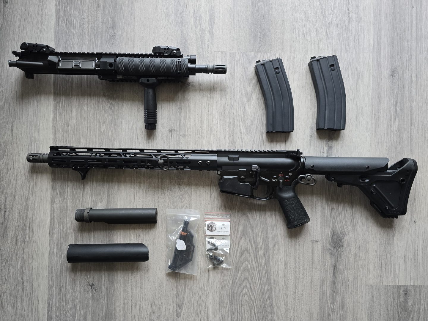 M4 GBBr avec 2 uppers