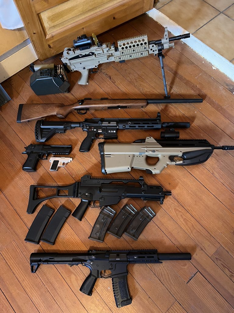 lot répliques airsoft