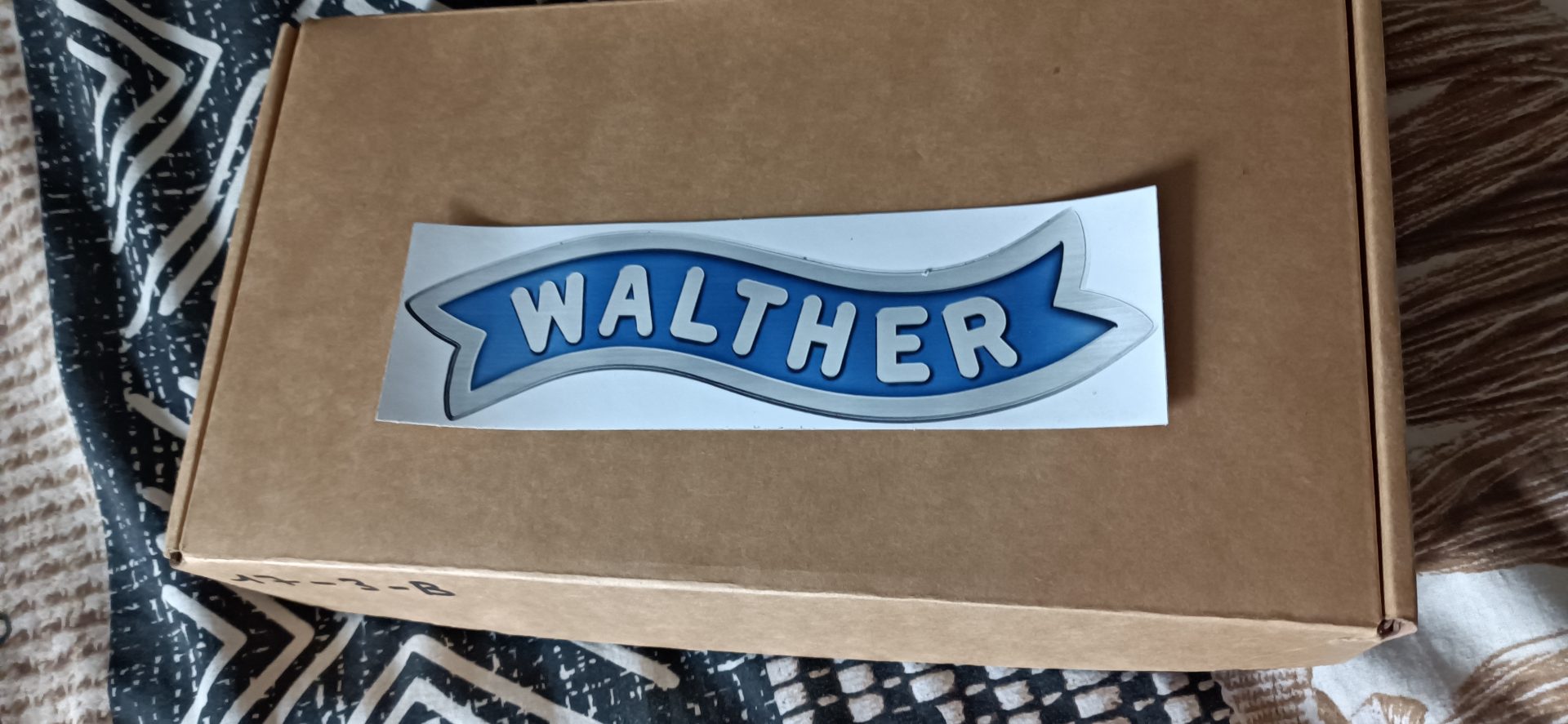 Autocollant "Walther" OFFICIEL