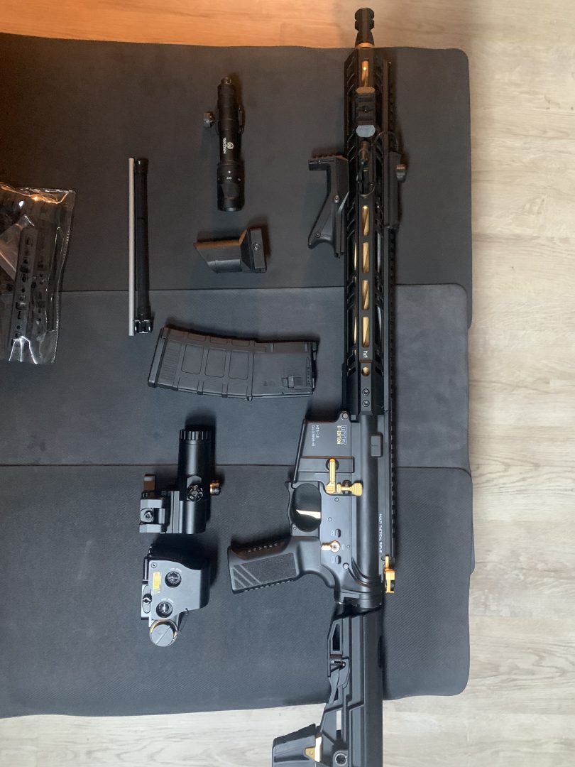 MTR16 (ZET System) Gold Edition Cerakote Tokyo Marui GBBR