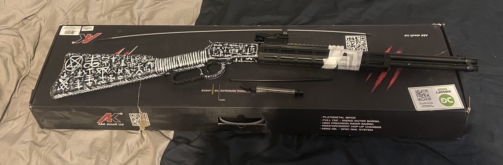 Winchester modernisée Gaz A&K
