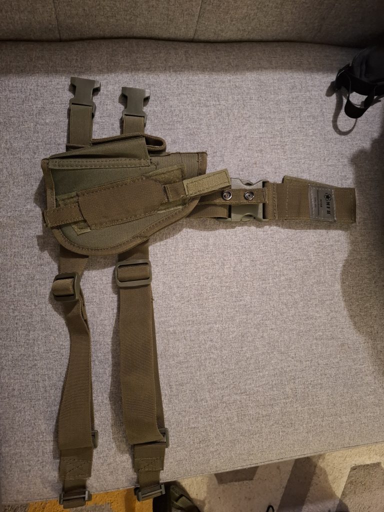 Holster cuisse gauche olive