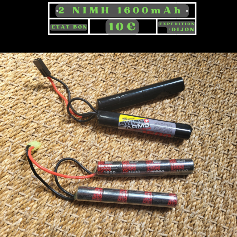 Lot de 2 Batteries NIMH