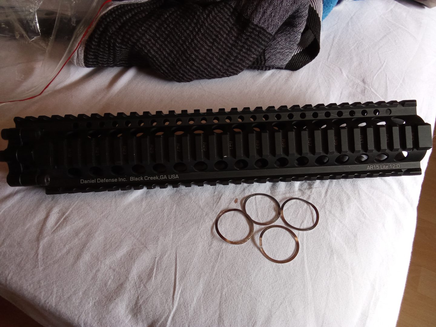 Rail 12" Free Float avec marquages DD Madbull