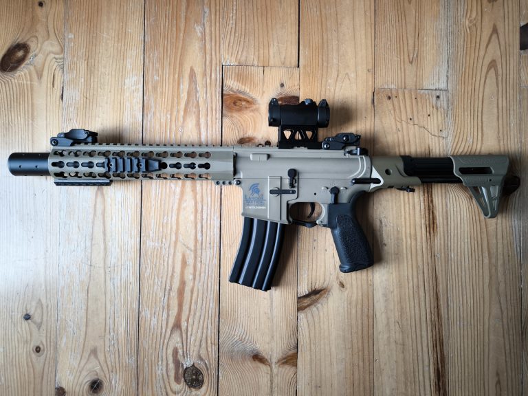 AEG M4 tan lancer tactical