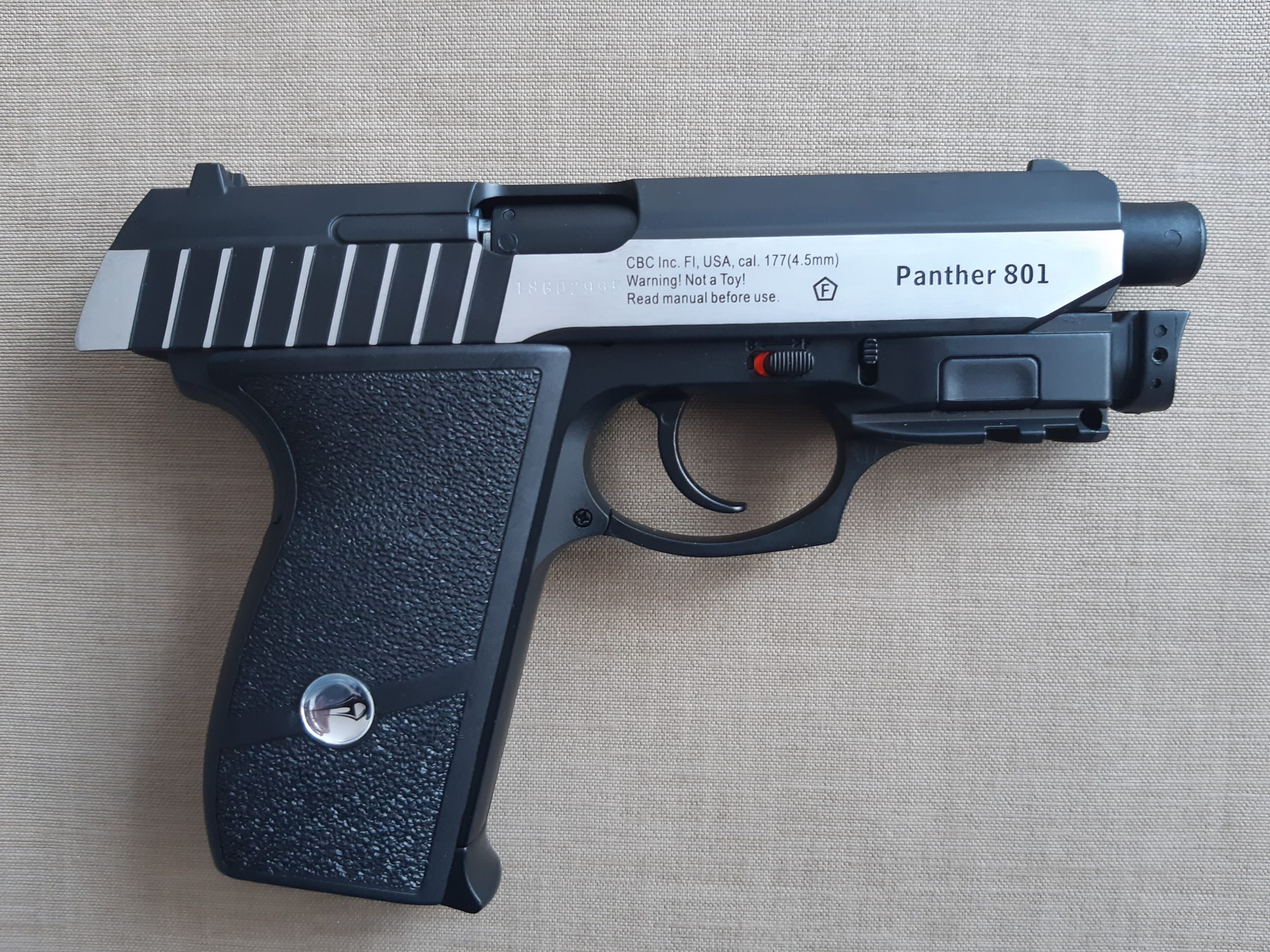 Pistolet Borner Panther 801 Laser BB's (3 joules)