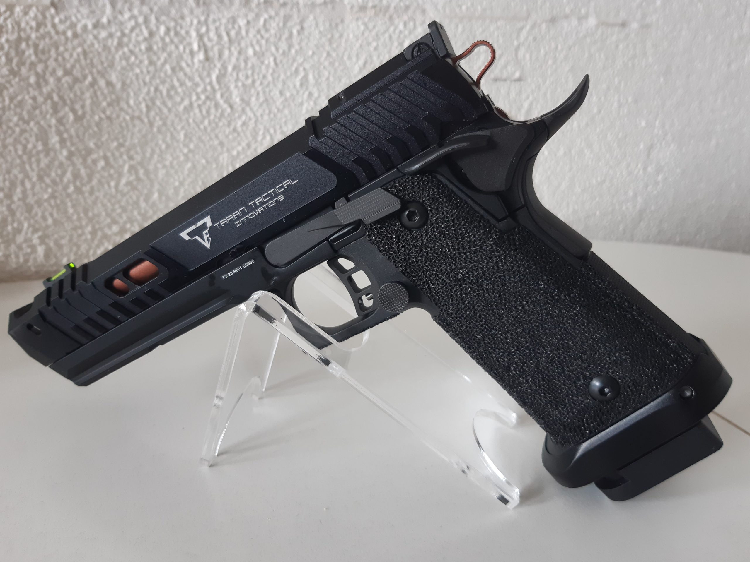 Army Armament TTI Pit Viper HiCapa GBB "CNC Begadi Upgrade Version" Black