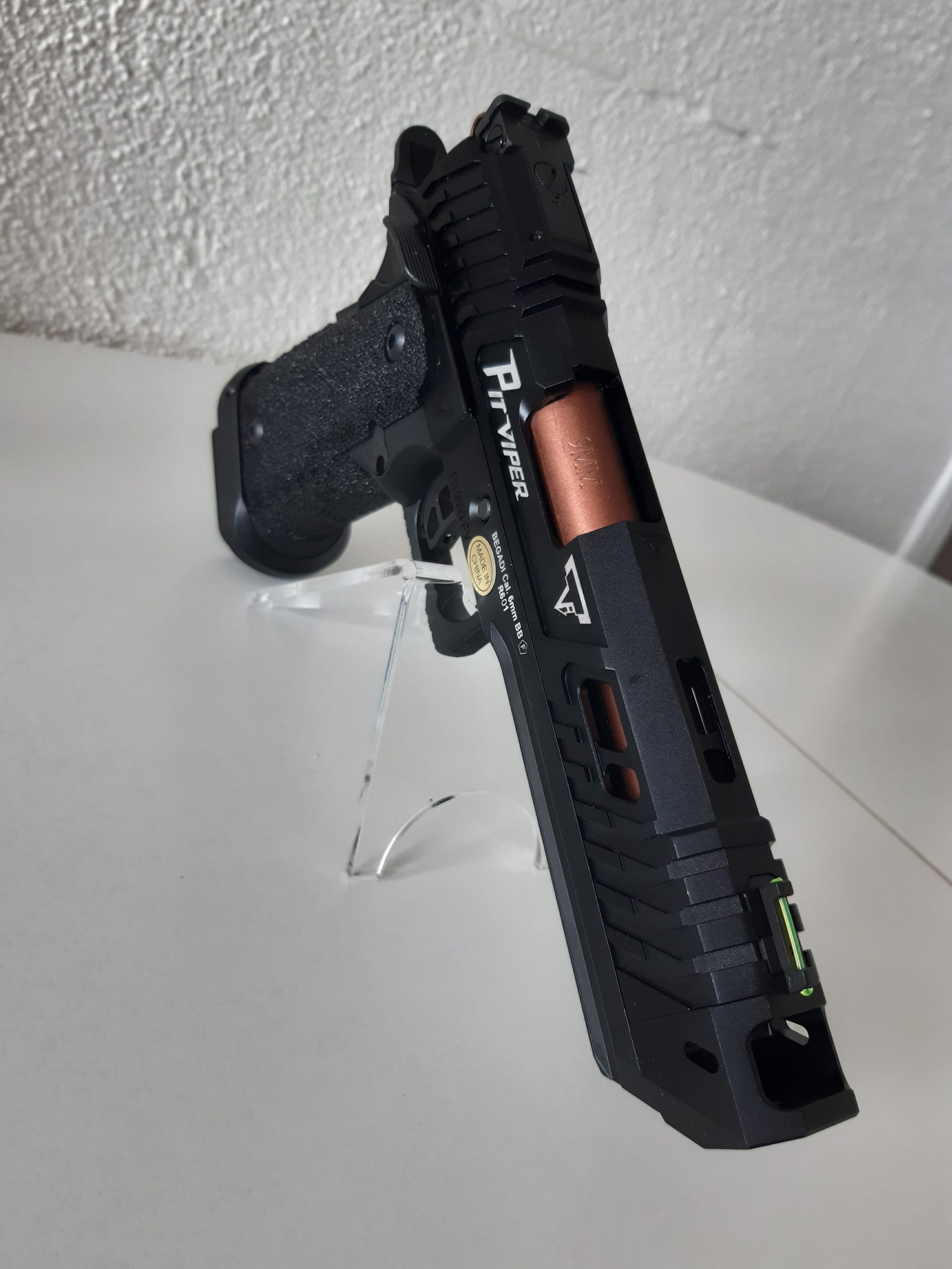 Army Armament TTI Pit Viper HiCapa GBB "CNC Begadi Upgrade Version" Black