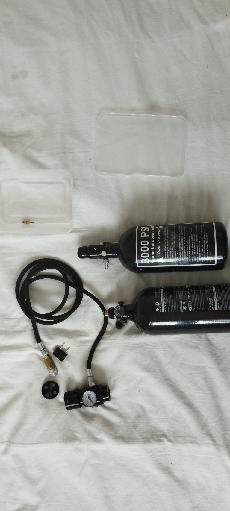 bouteille et détendeur   ( le preset des deux bouteils et à changer )