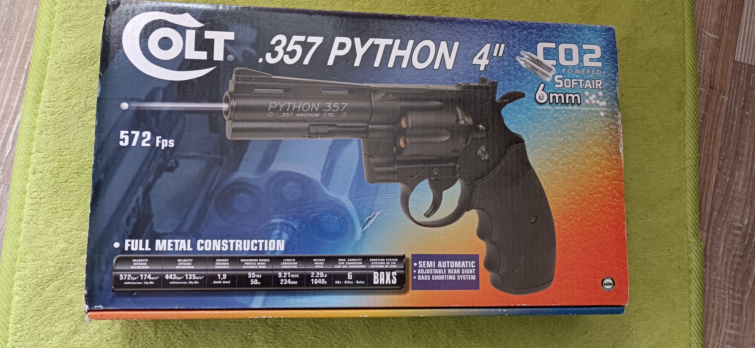 Colt .357 Magnum 4" + 48 douilles