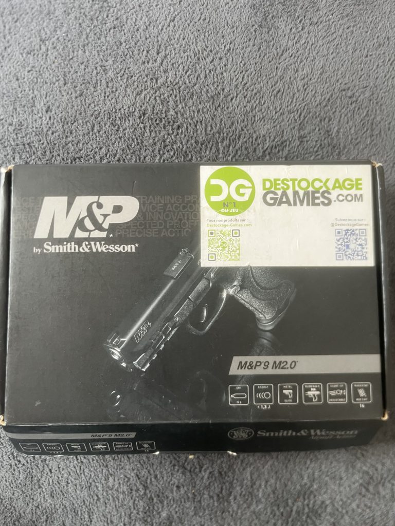 Pistolet Smith & Wesson M&P9 M2.0 Co2 Blowback Umarex – Noir
