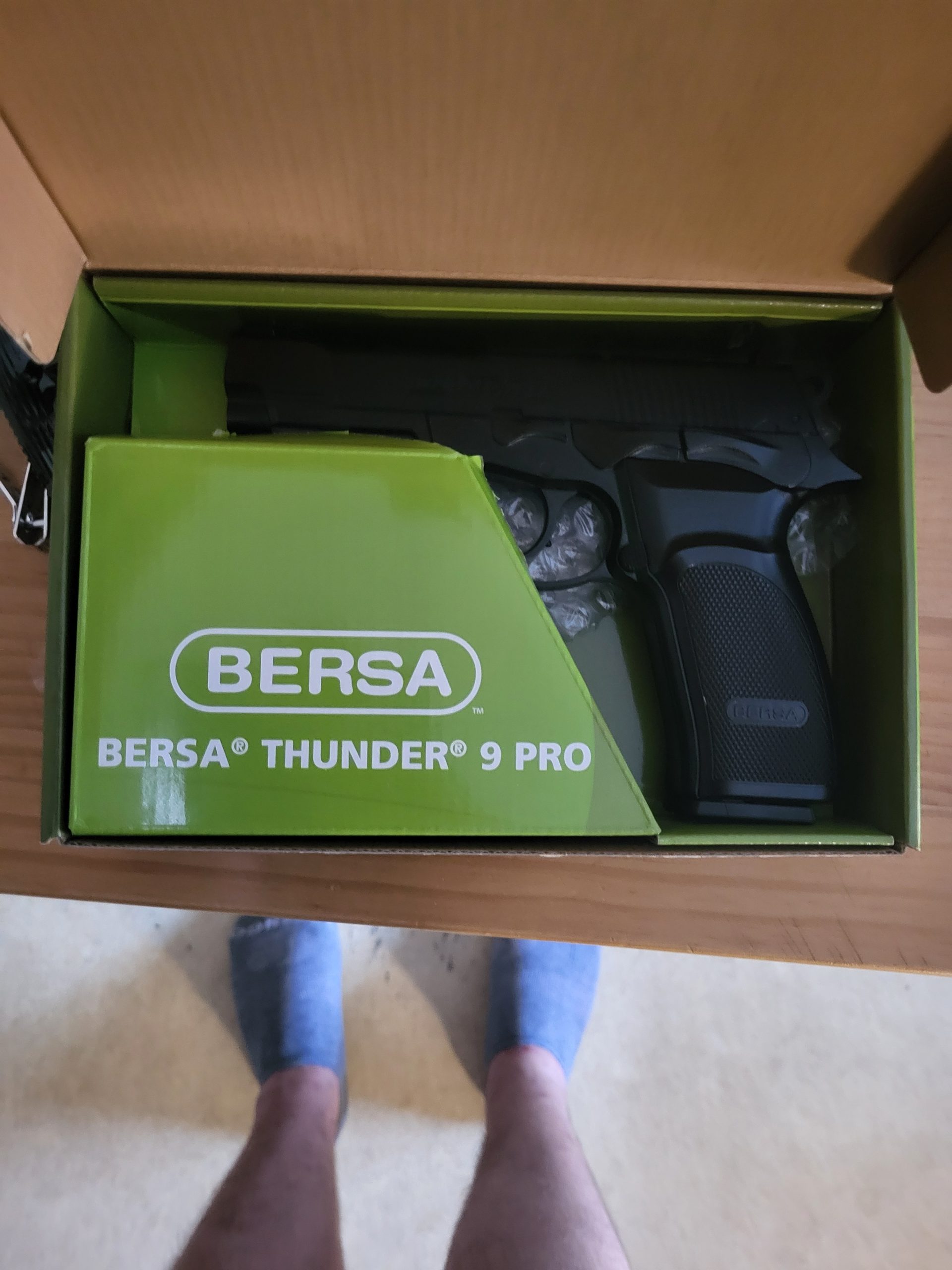 Bersa thunder pro en boîte ,tirer 1 fois,
