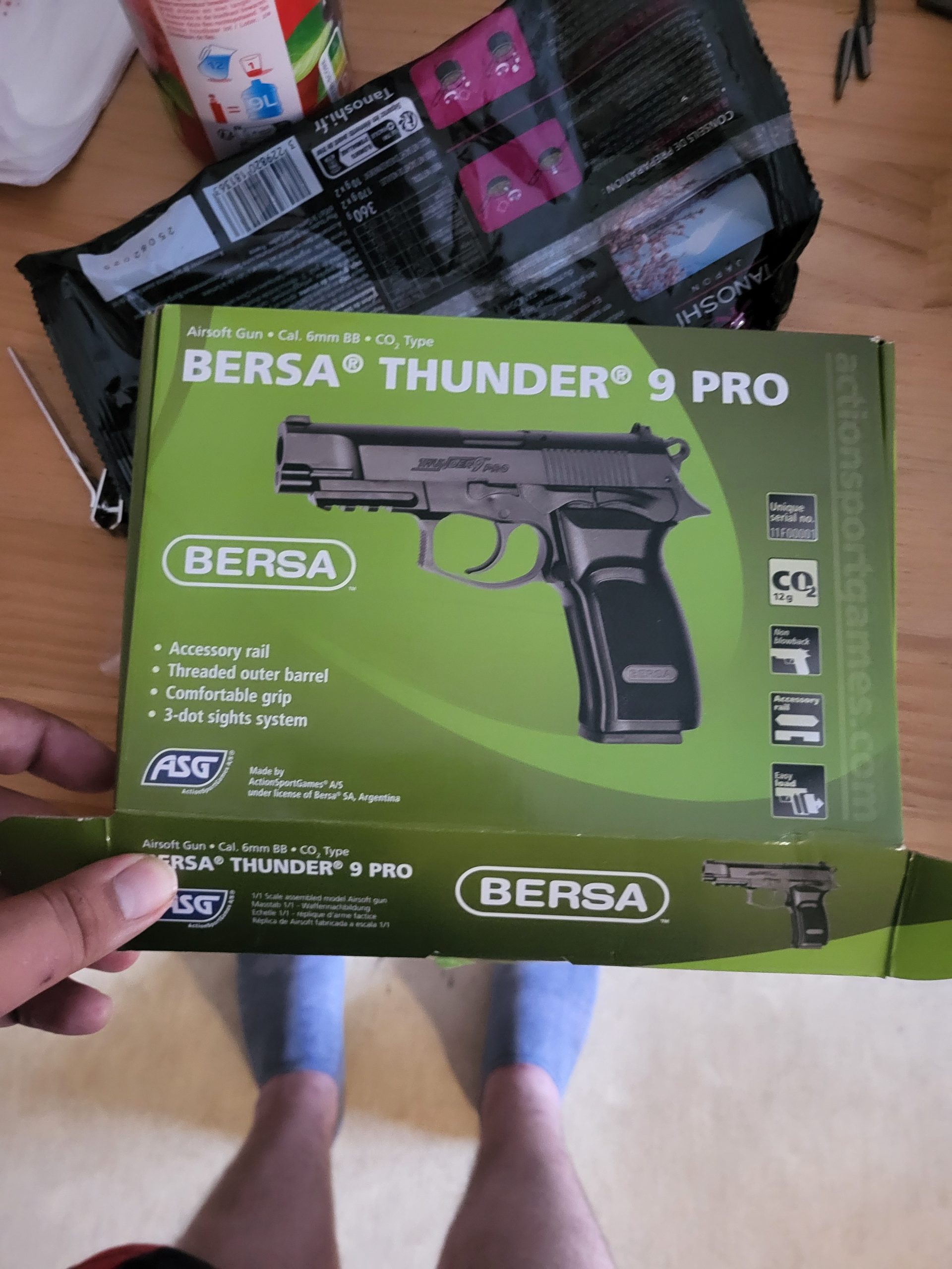 Bersa thunder pro en boîte ,tirer 1 fois,