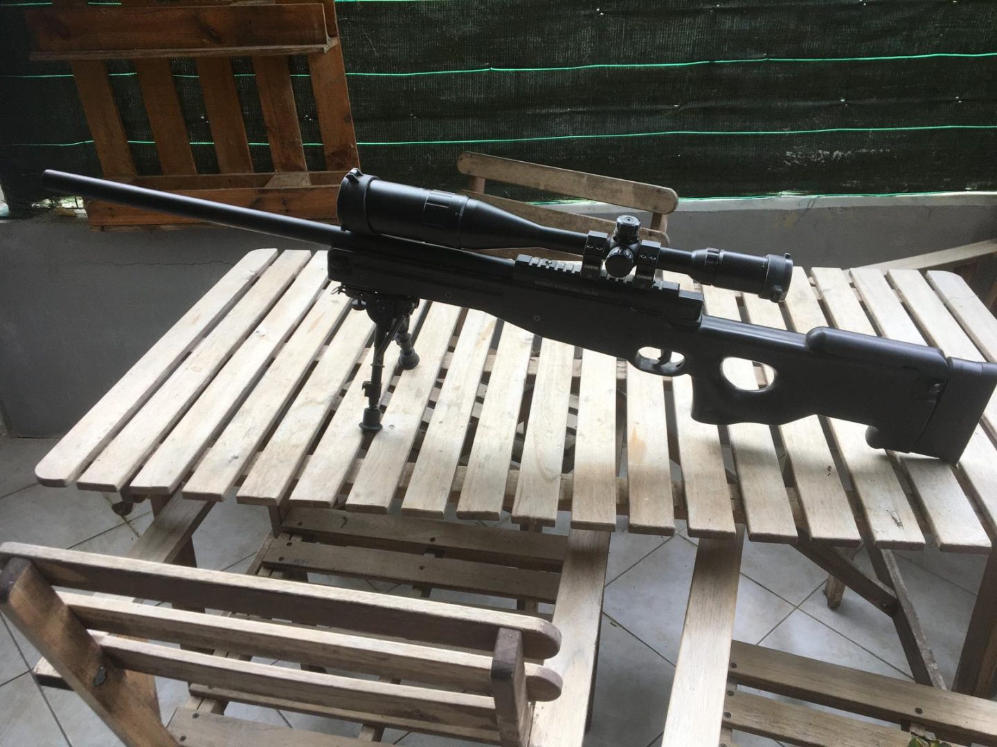 sniper l96  spring bi-pied et lunette