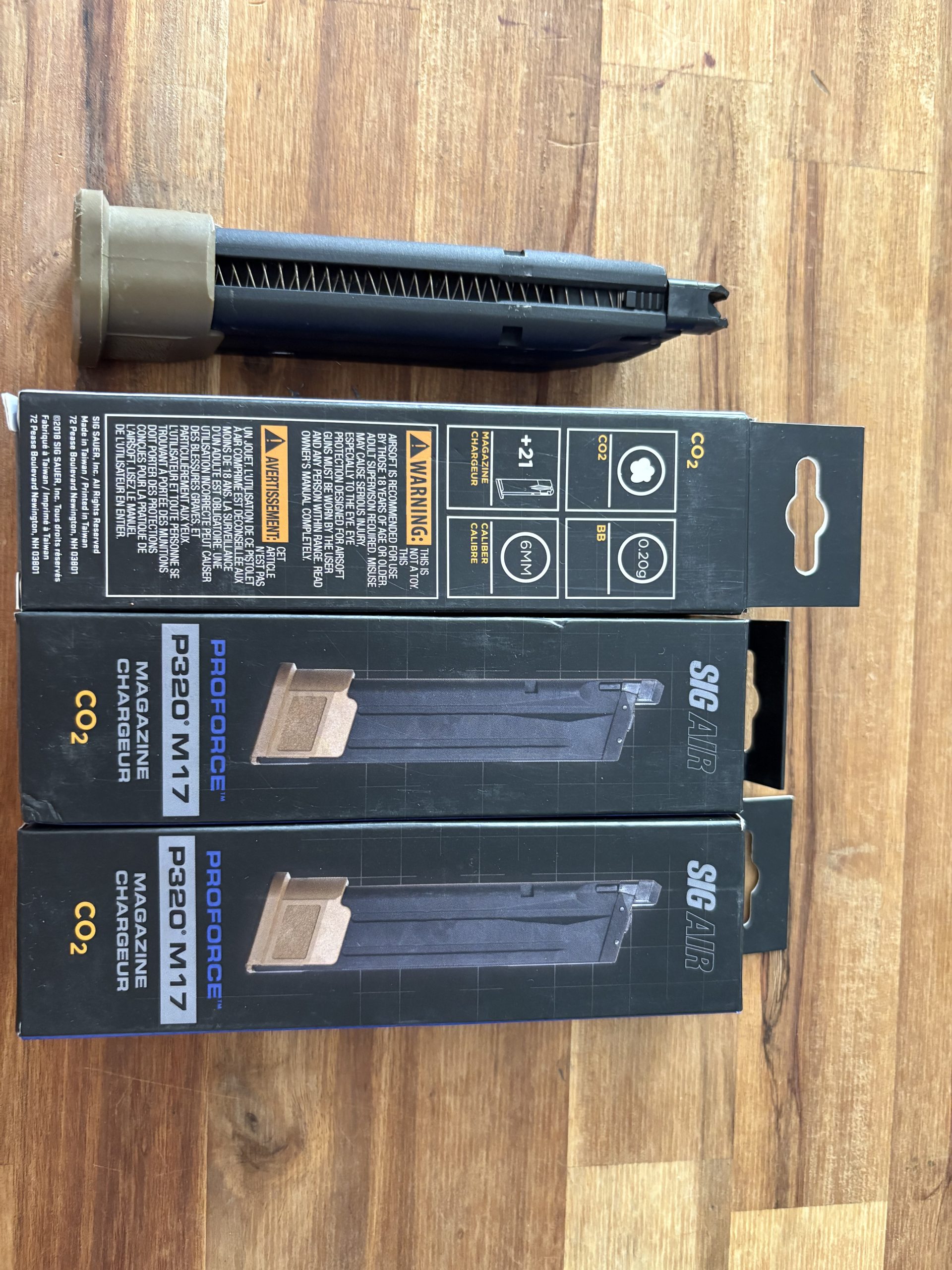 3 p320 VFC chargeurs M17 M18