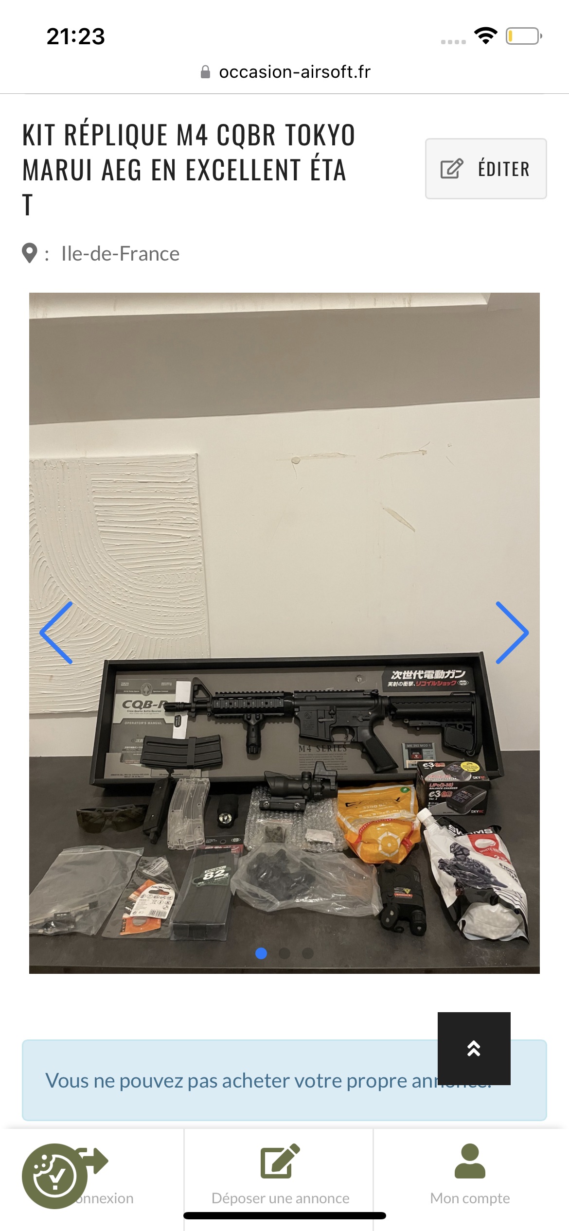 M4 aeg Tokyo marui état casi neuf