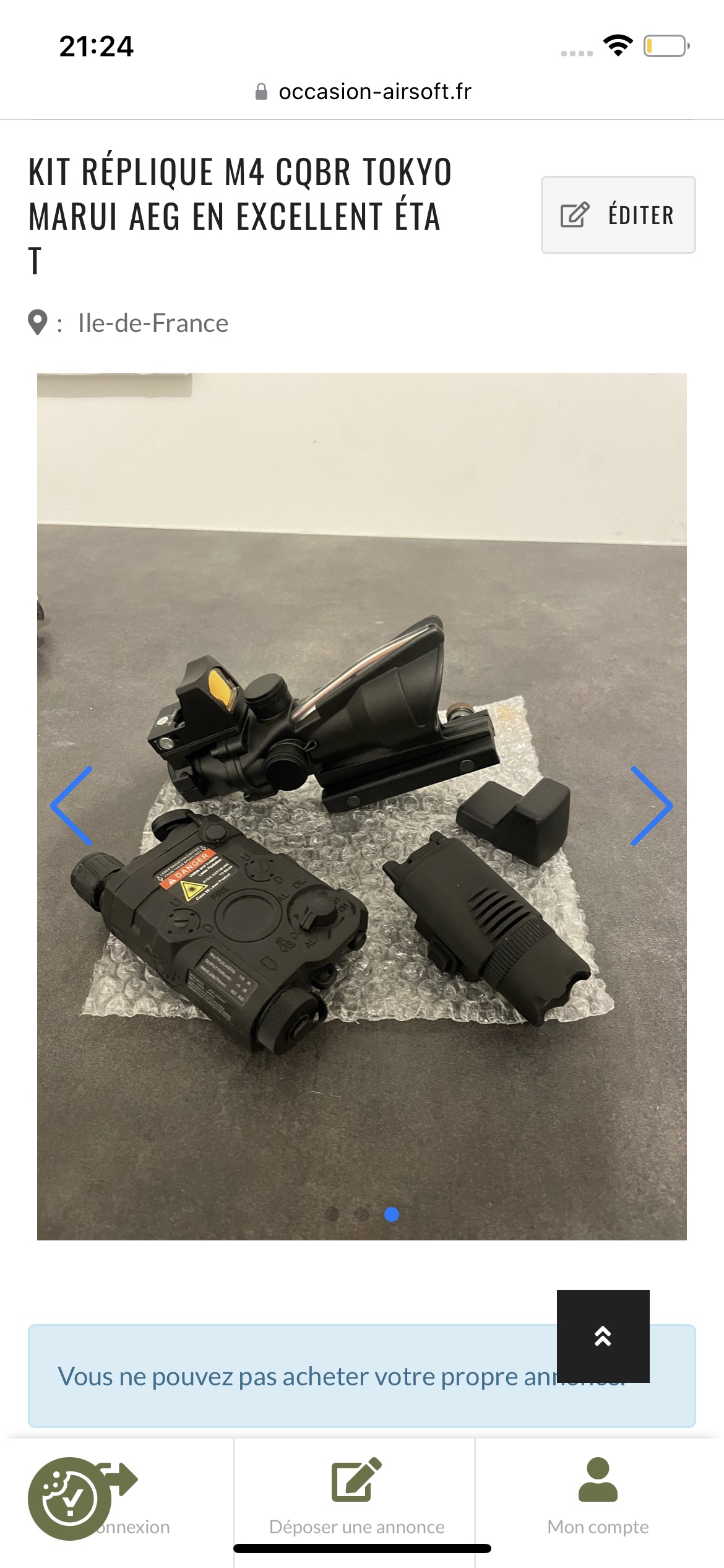 M4 aeg Tokyo marui état casi neuf