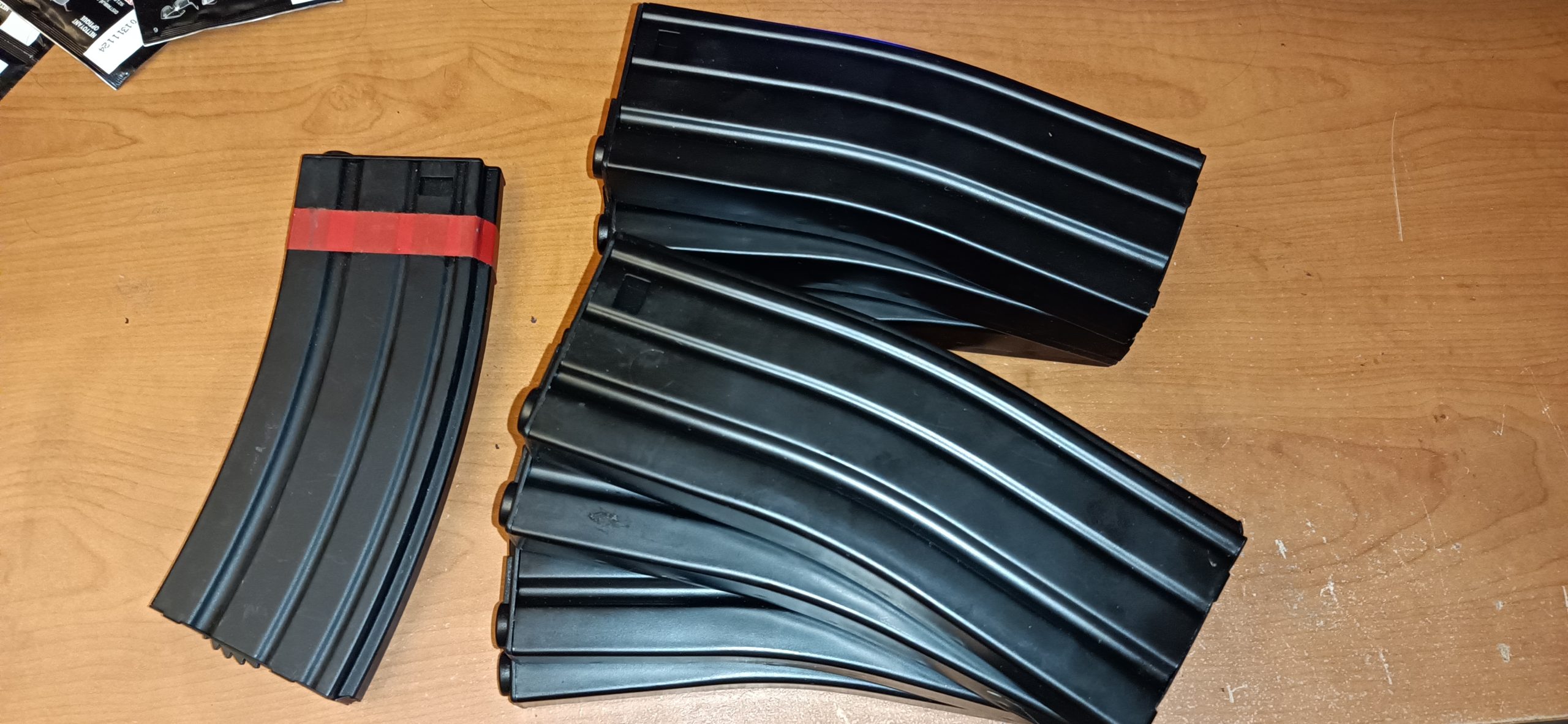 8 Chargeurs M4 AEG Métal/Real Cap