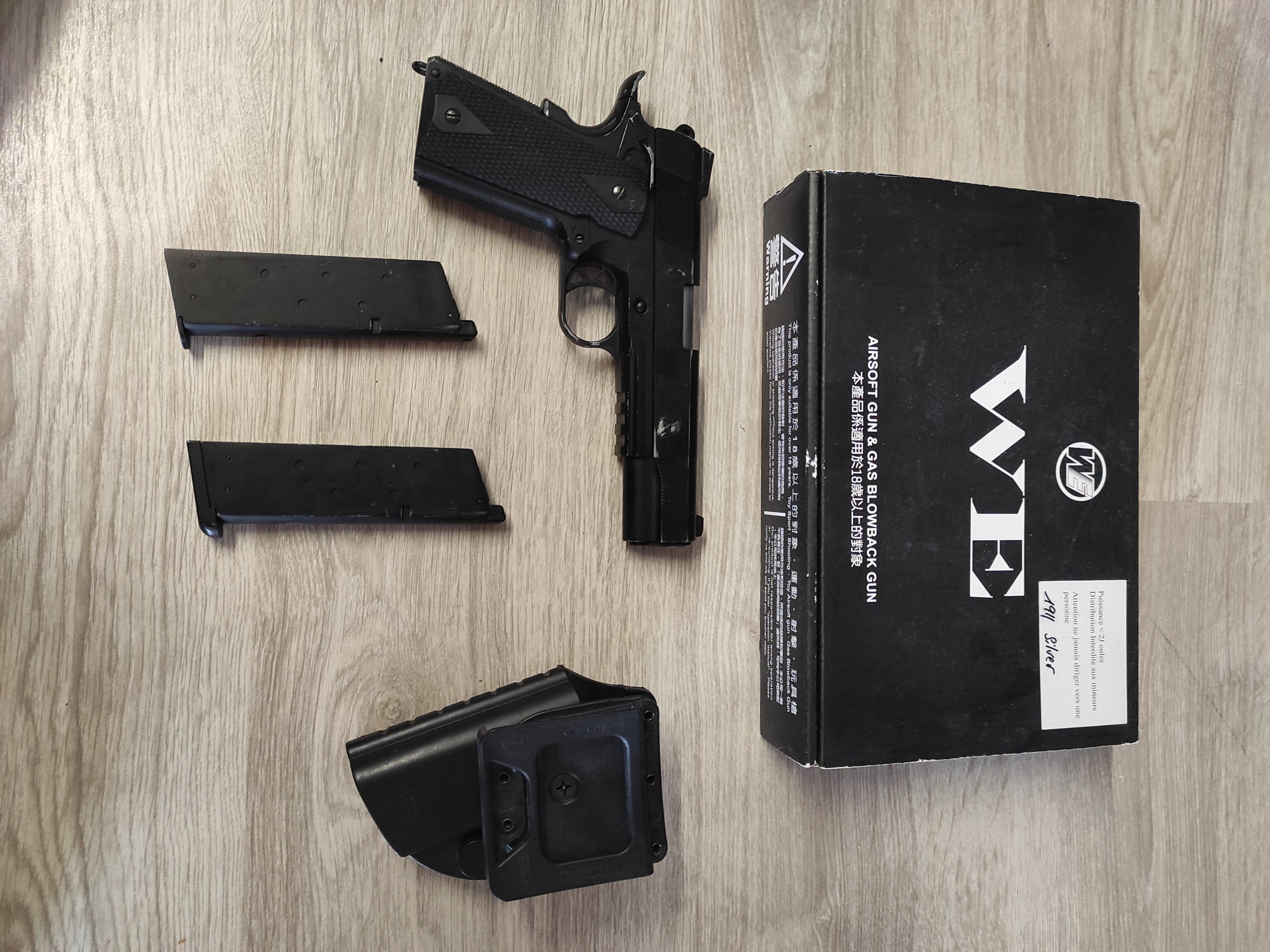 Pistolet colt 1911 Gaz
