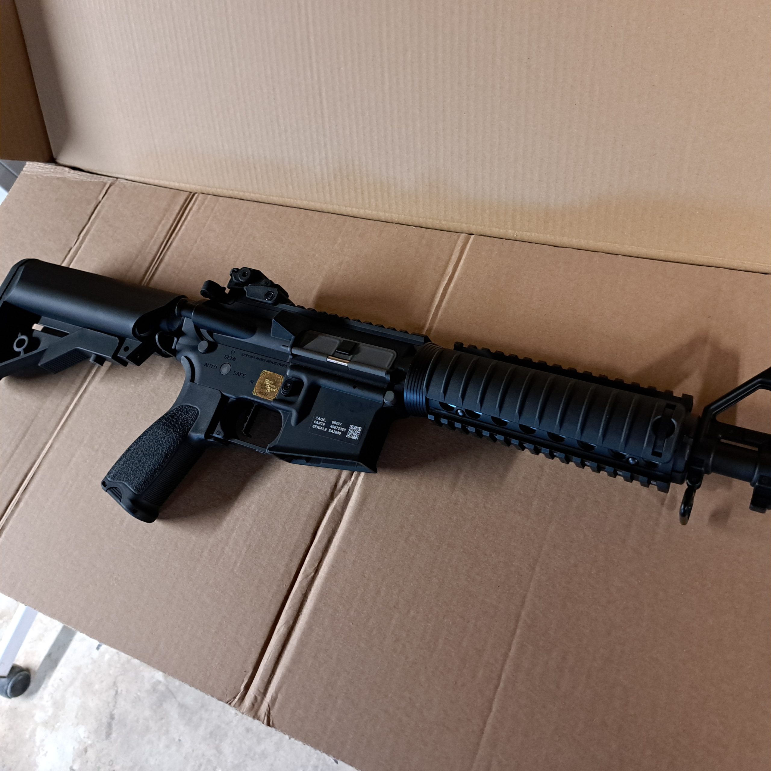 Fusil RRA SA-E03 Edge 2.0 ASTER AEG Specna Arms – Noir