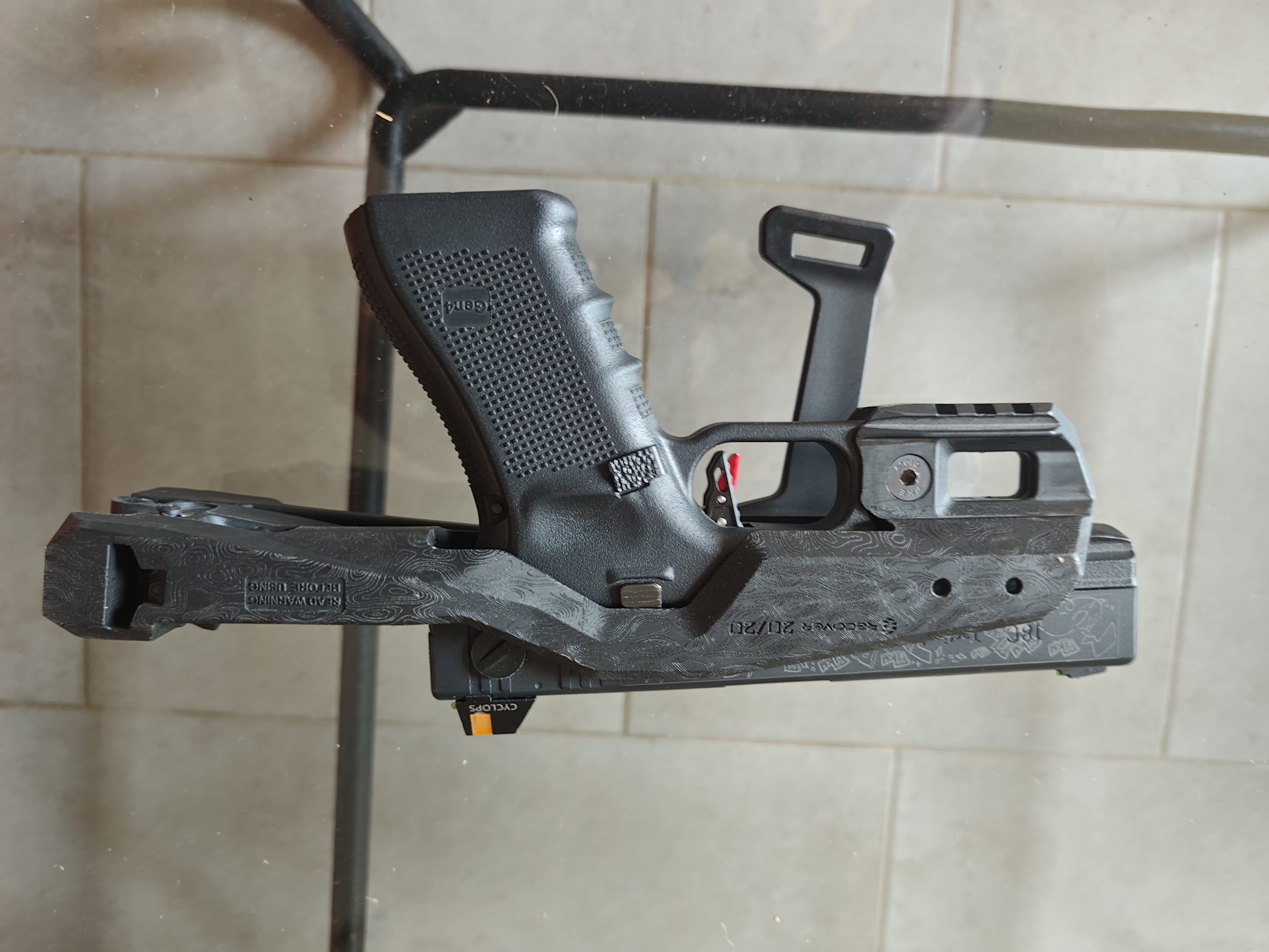 Lot Complet – Glock Custom avec Kit Carbine Recover Tactical P-IX + Gilet