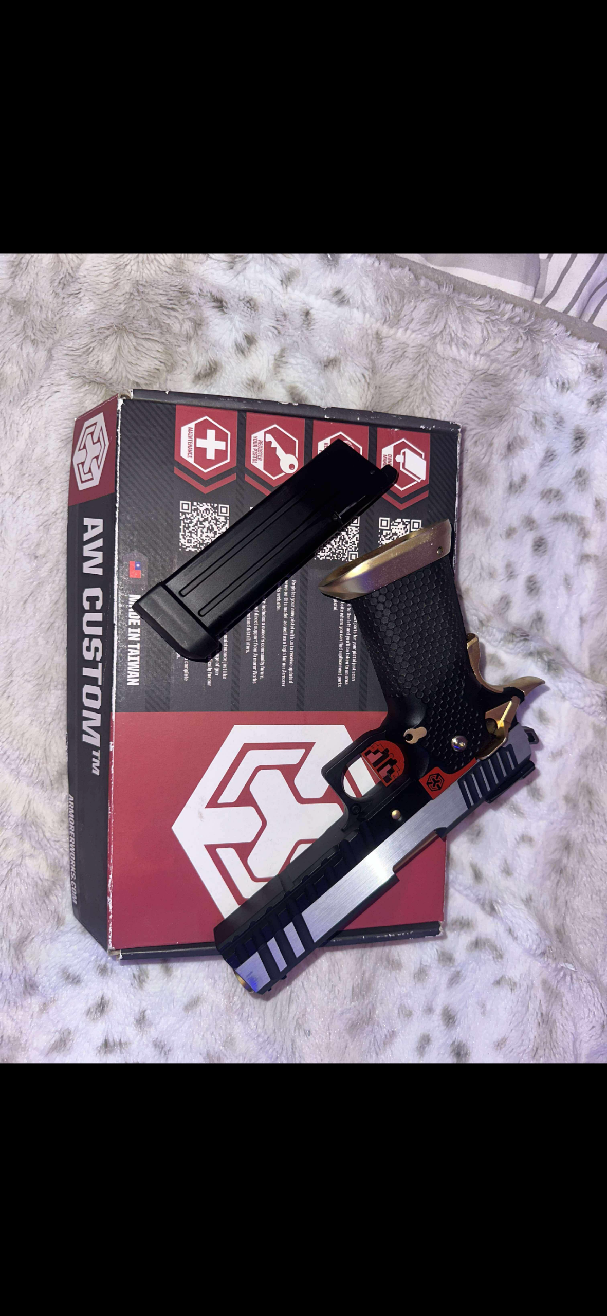 Matériel complet d’airsoft prêt à jouer