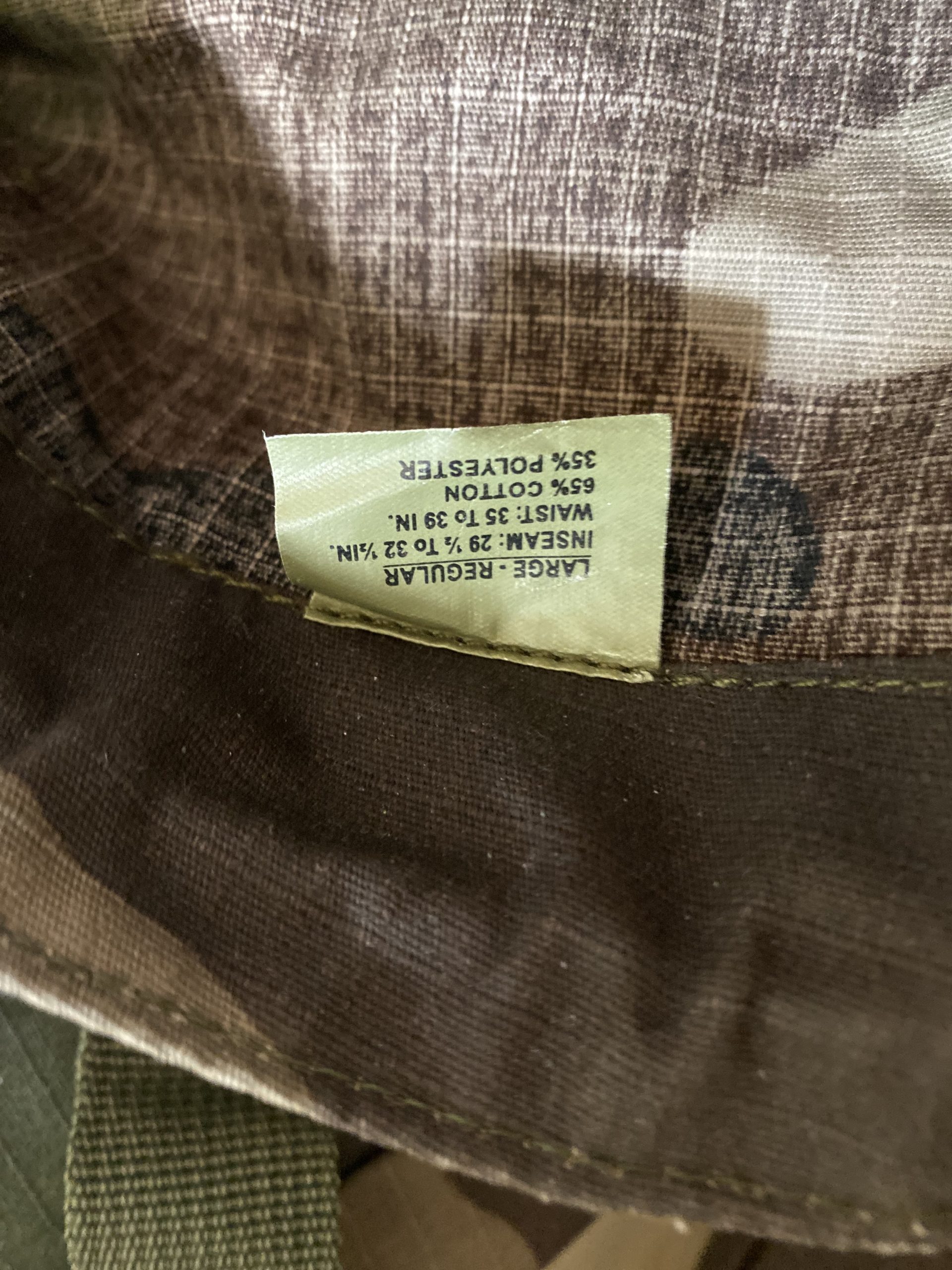 Pantalon camouflage CE XL