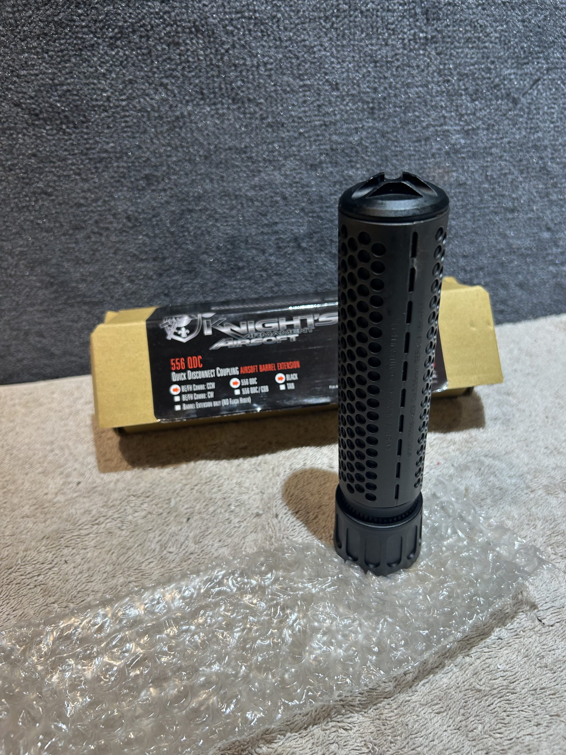 Silencieux Knight's Armament 556 QDC (14mm +) noir