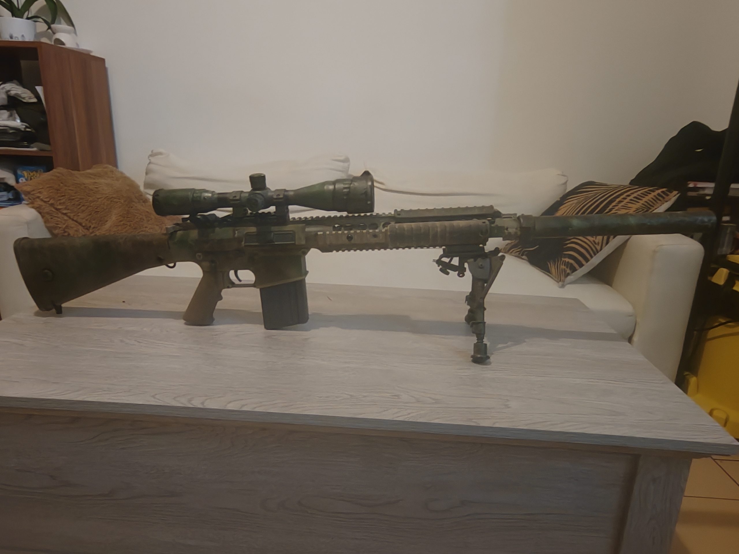 Sniper stoner rifle sr-25 électrique