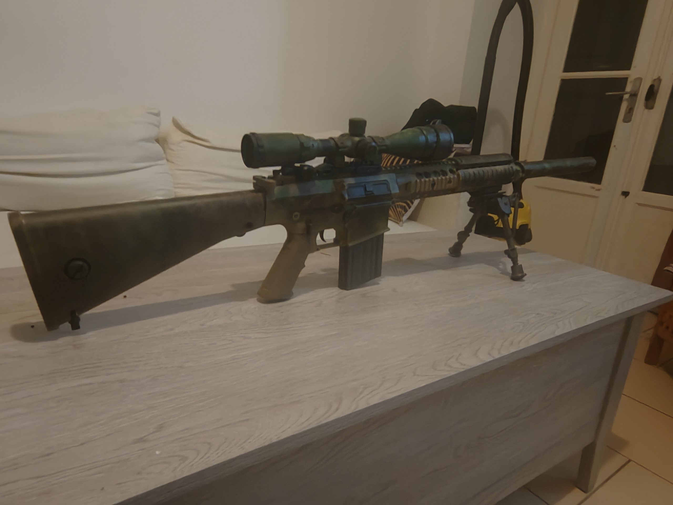 Sniper stoner rifle sr-25 électrique