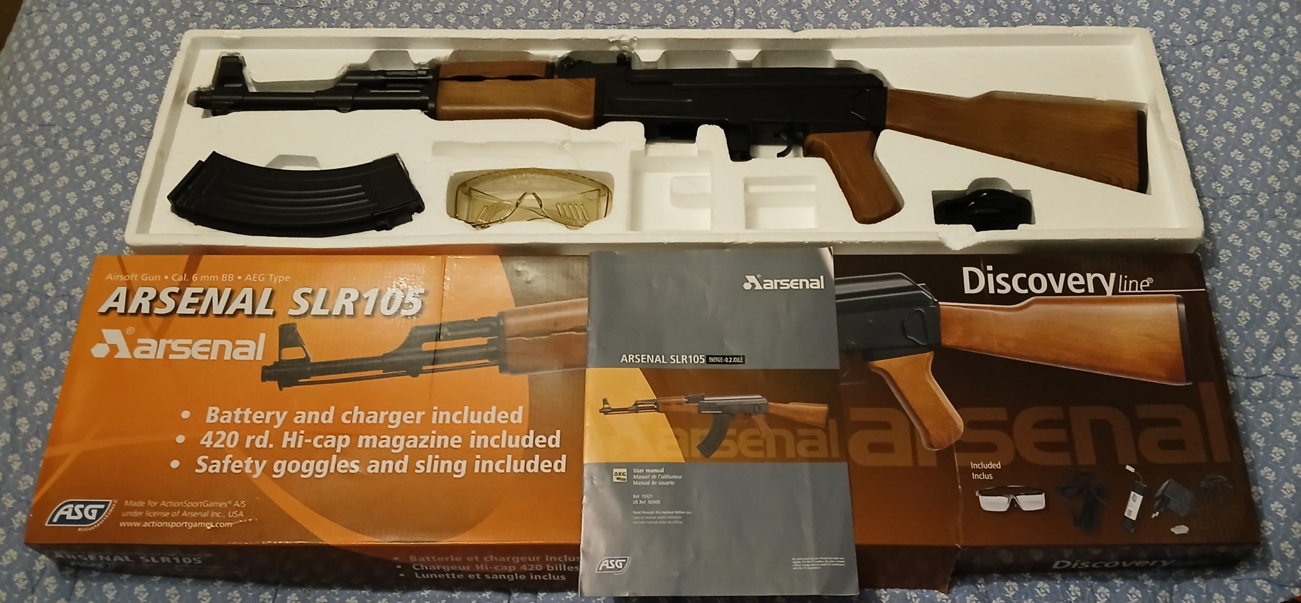 Fusil d'Assaut assaut airsoft SLR105