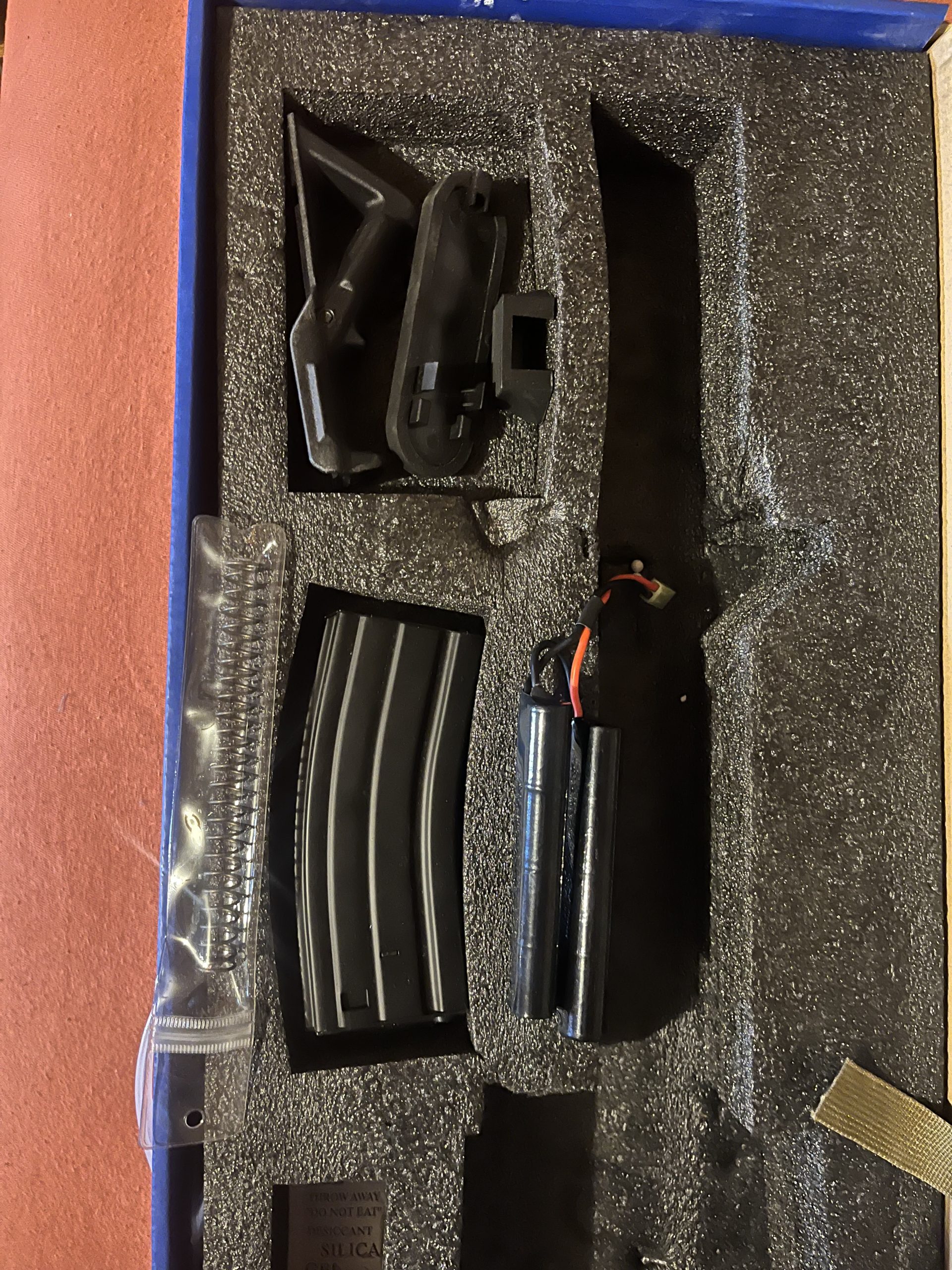 Airsoft Colt M4 Blast Blue Fox AEG Full Metal – Bleu – Excellent état