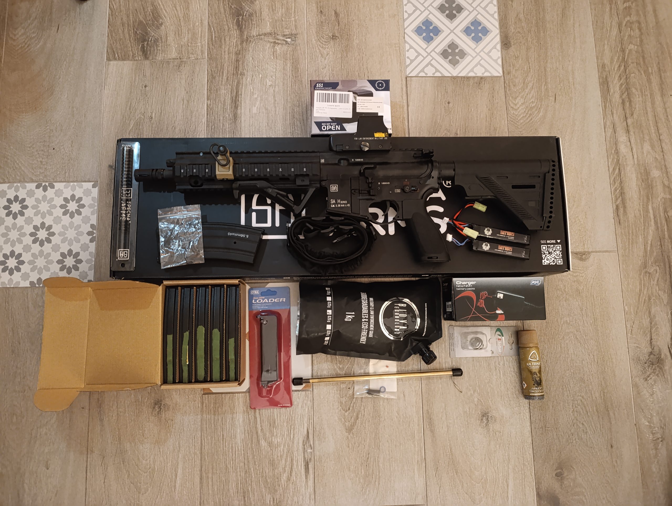 Specna arms SA-H12 one avec accessoires