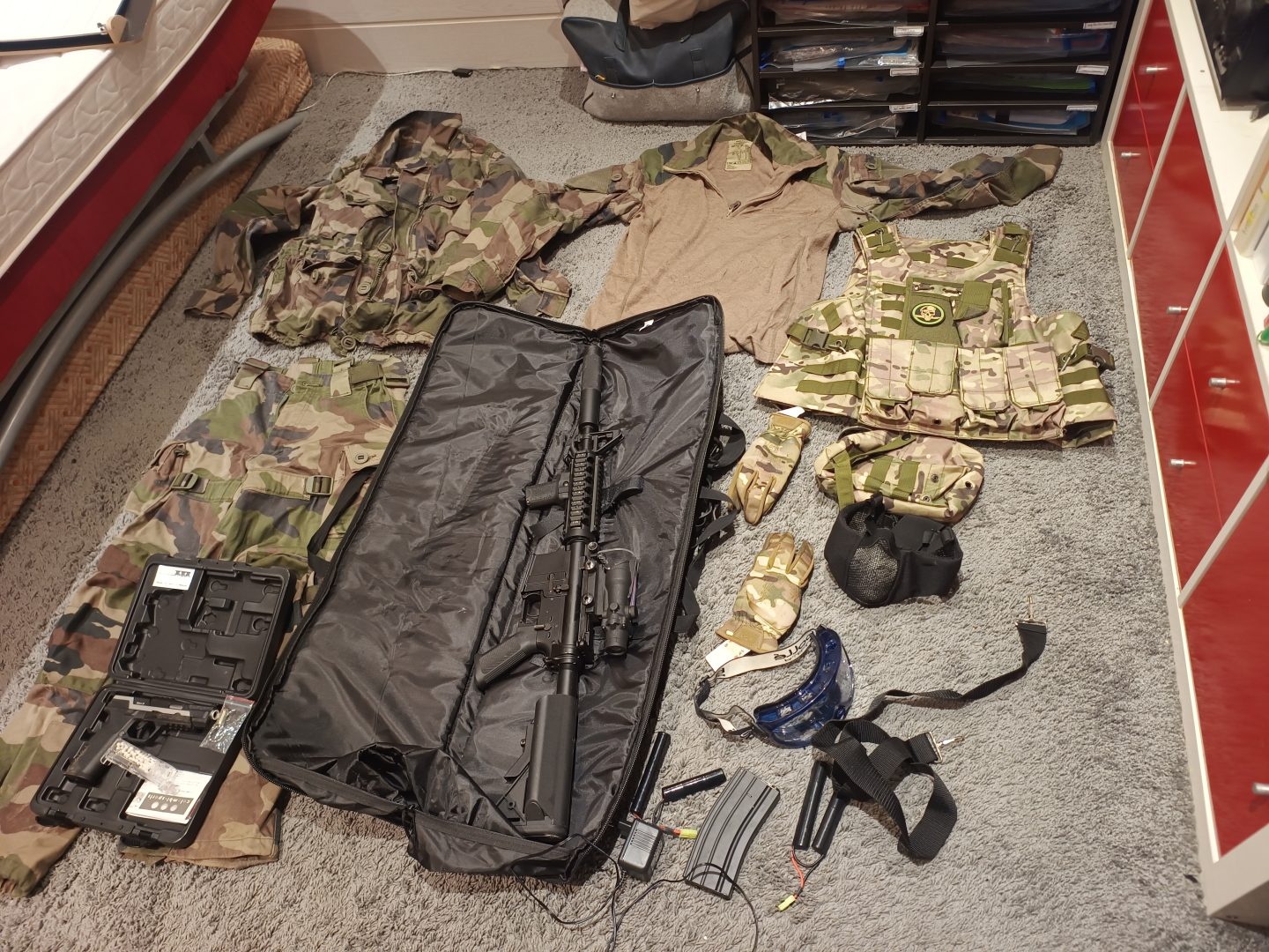 Équipement complet airsoft