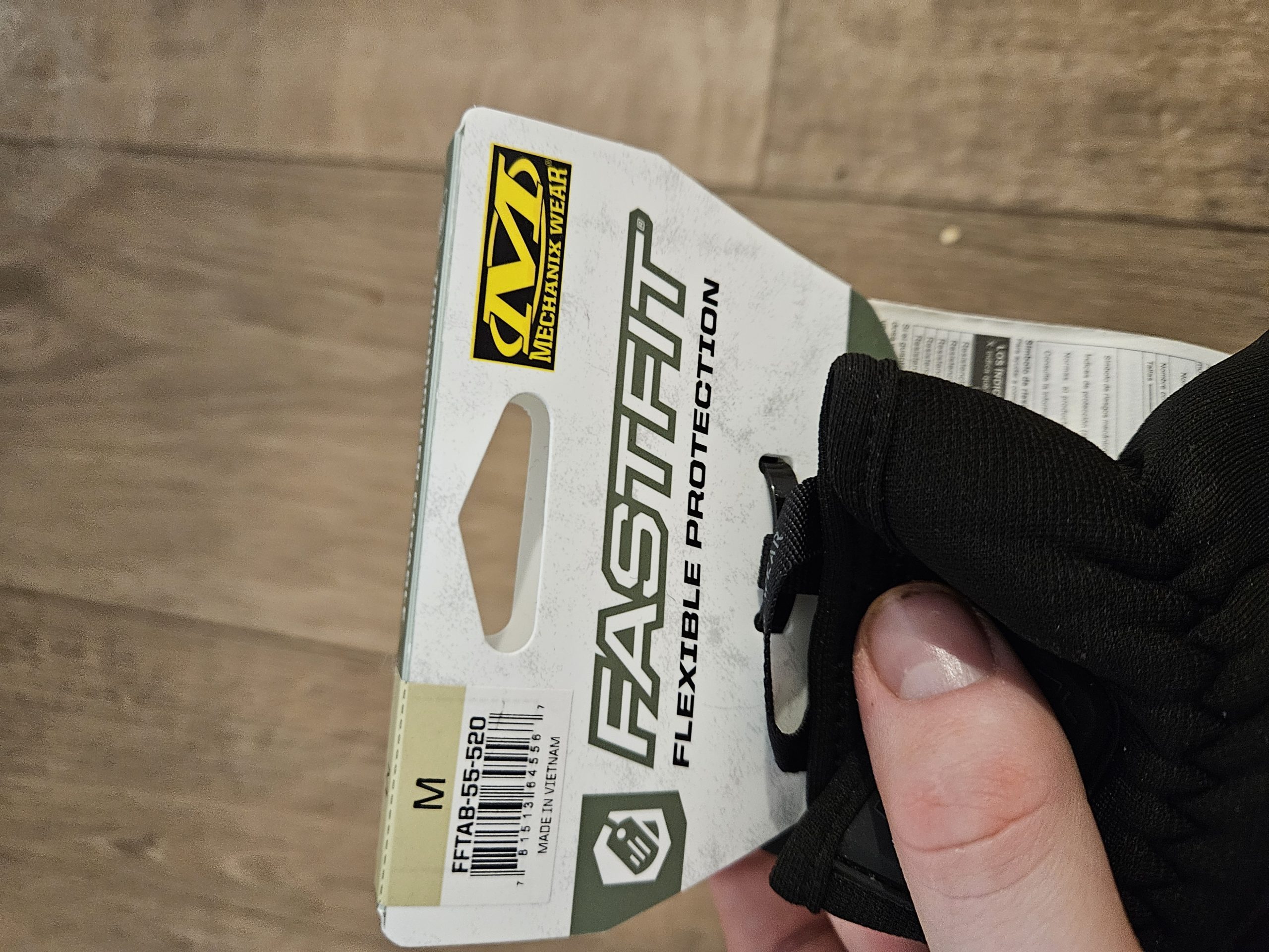 Mechanix FastFit noir neuf taille M