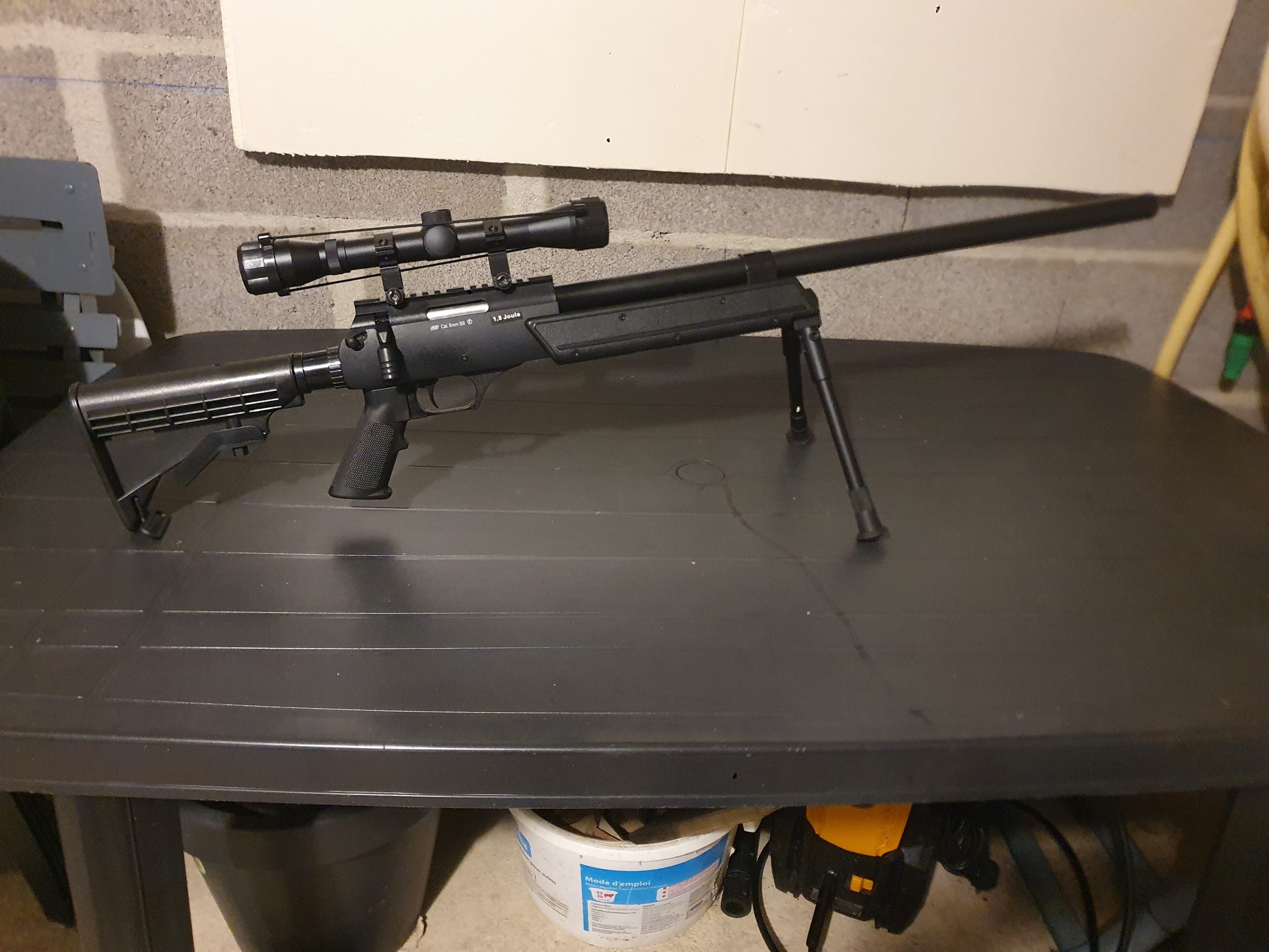 Urban Sniper/MB06D 1,8J + Bi-pied + Lunette 4X32