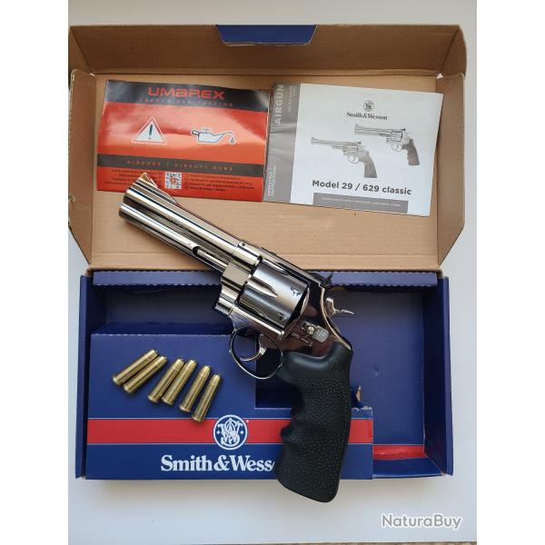 Revolver UMAREX Smith&Wesson 629 Classic 5" stainless steel CO2 Cal. 4,5mm steel BB (.177) 3J