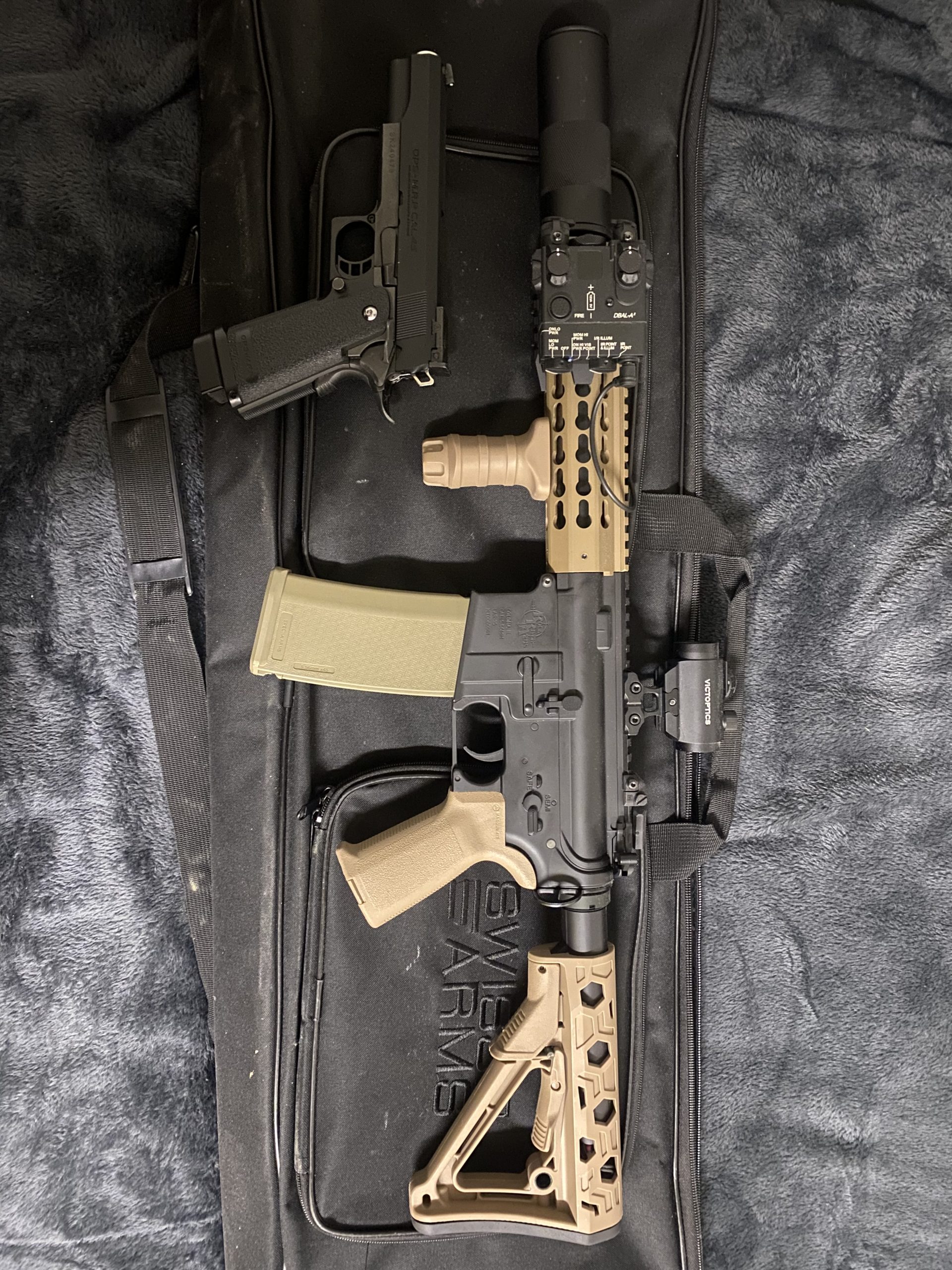 RÉPLIQUE M4 BLACK / TAN MK51 titan custom