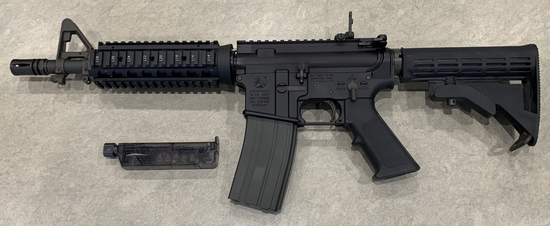 GHK M4 Colt 10´5 GBBR Gaz Neuf
