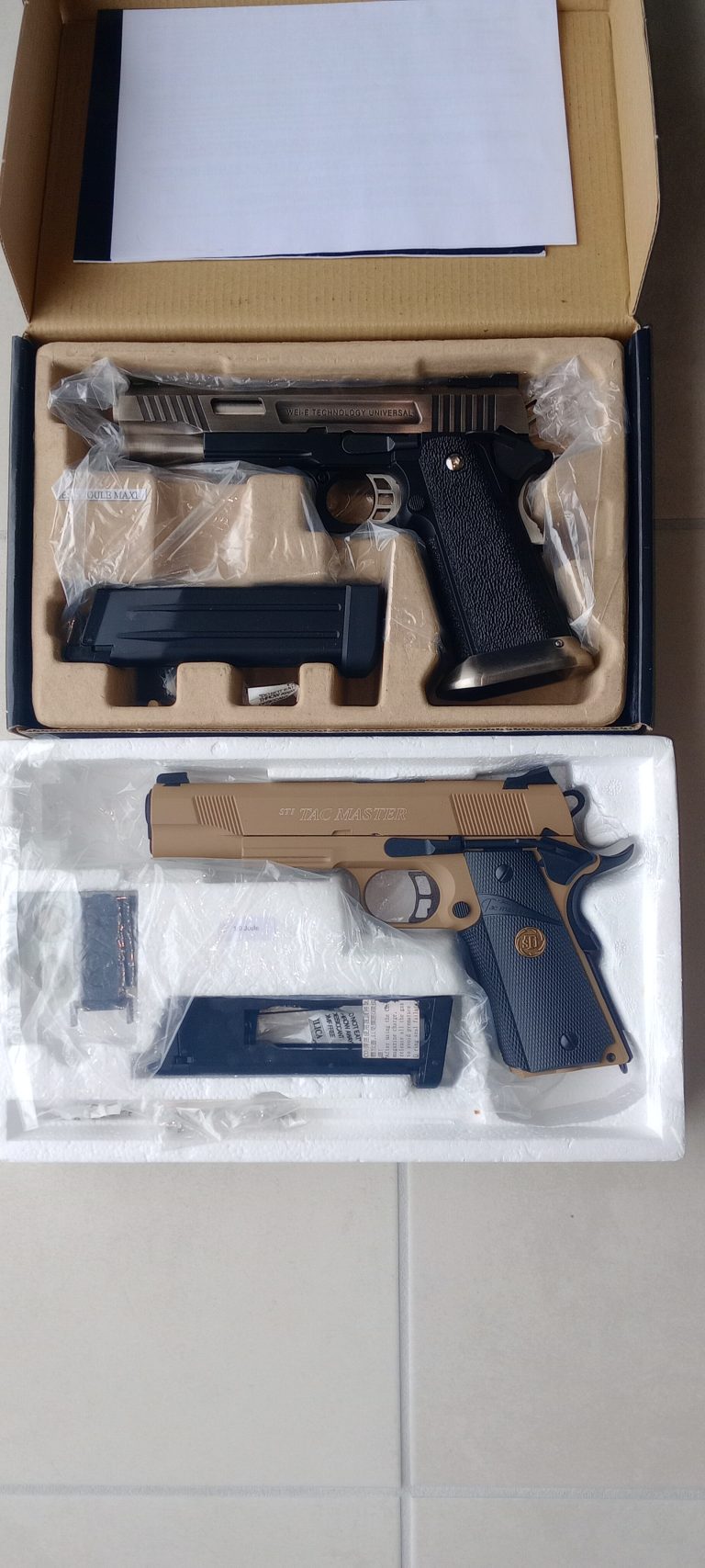 lot 2 armes neuves