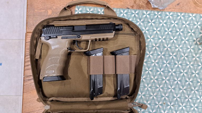 Tokio Marui HK45 TACTICAL Tan/noir