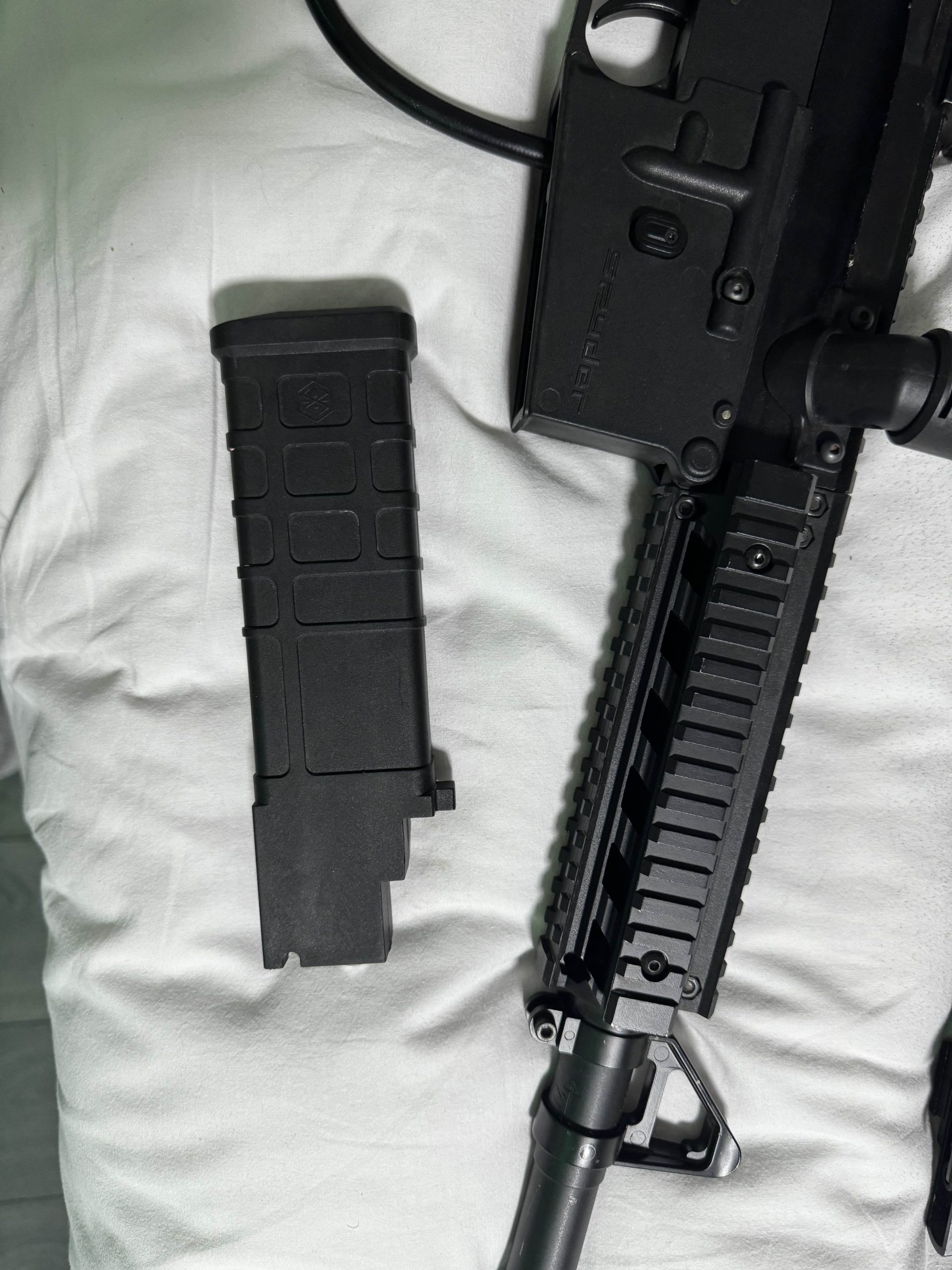 Spyder E-MR5 AEG + lunettes holo + lunette classique – Bon état