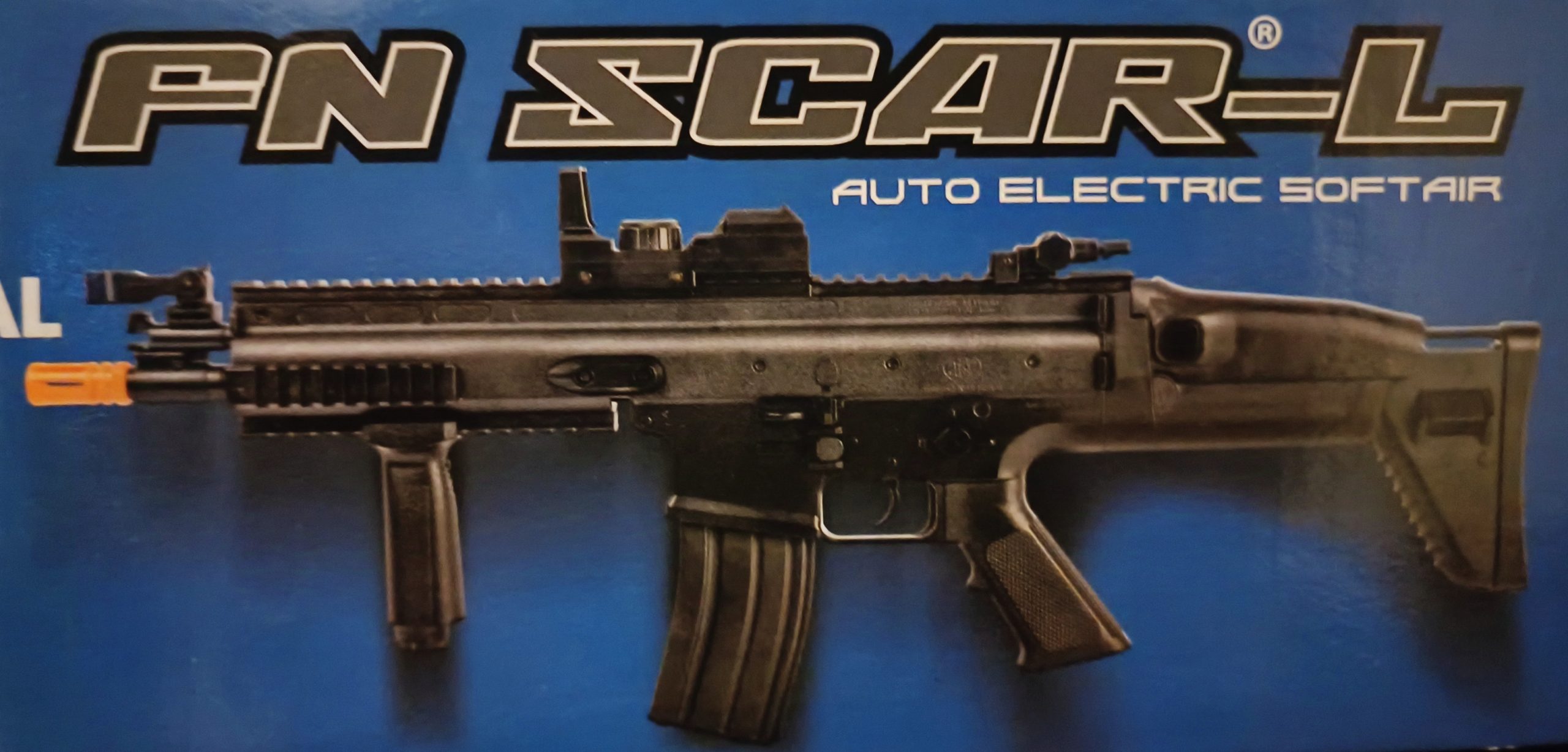 Réplique FN-Scar L autoelectric softair, viseur point rouge et billes