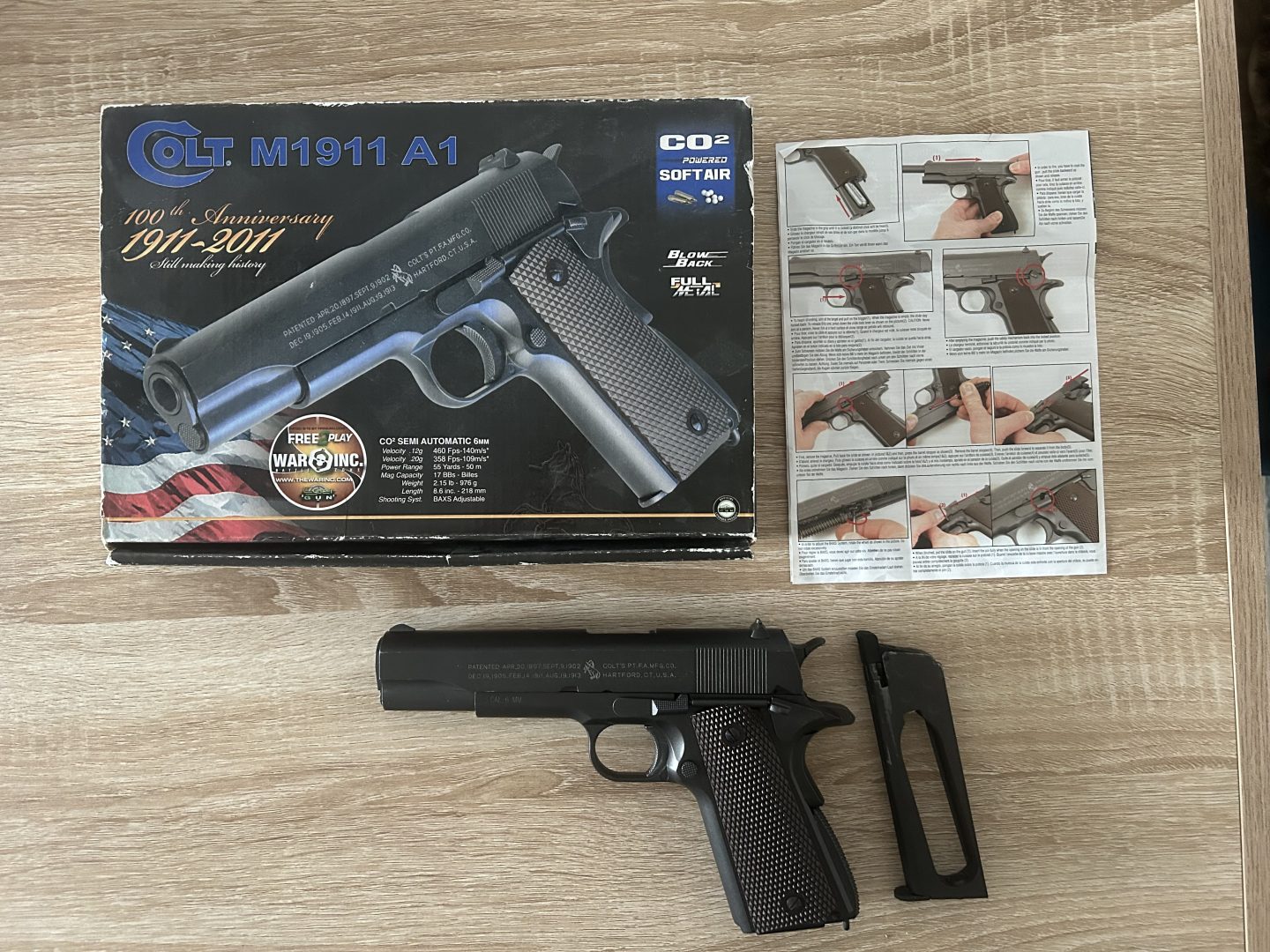 Colt 1911 airsoft 100th anniversary