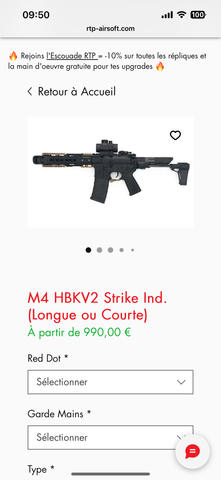 M4 rtp type hbkv2