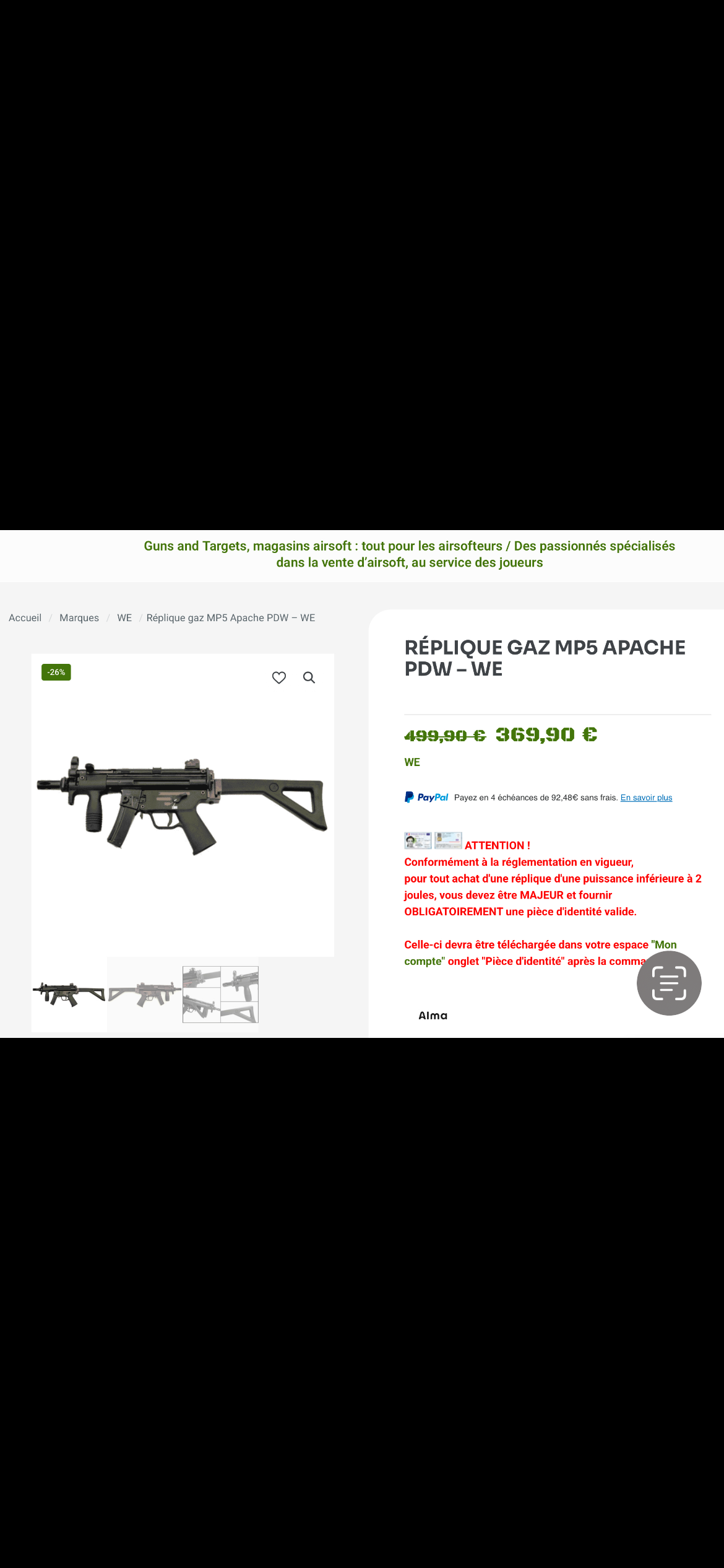 Lot de 3 repliques Airsoft neuves !