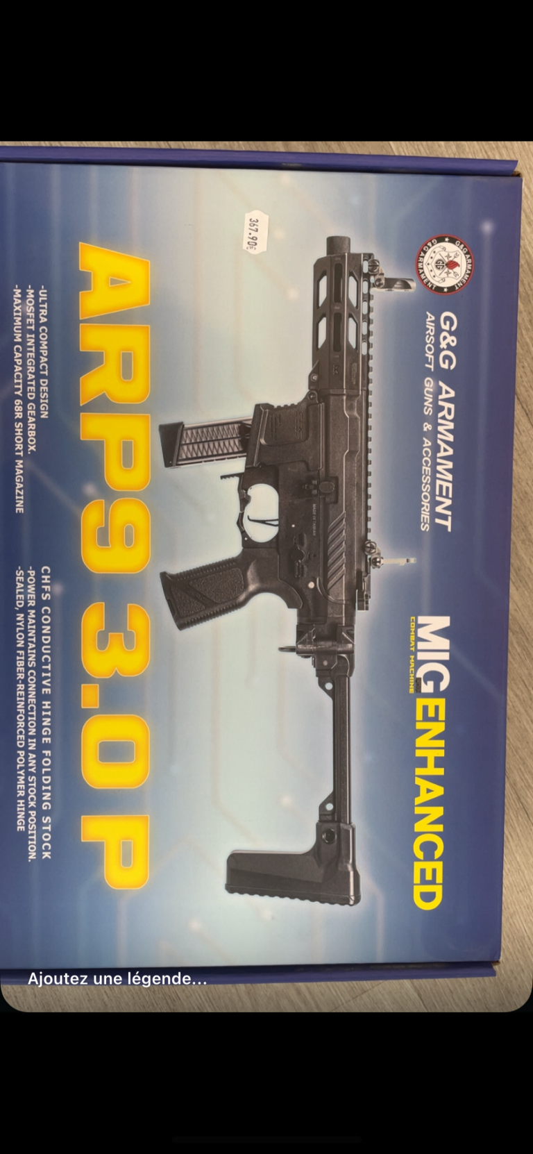 Lot de 3 repliques Airsoft neuves !